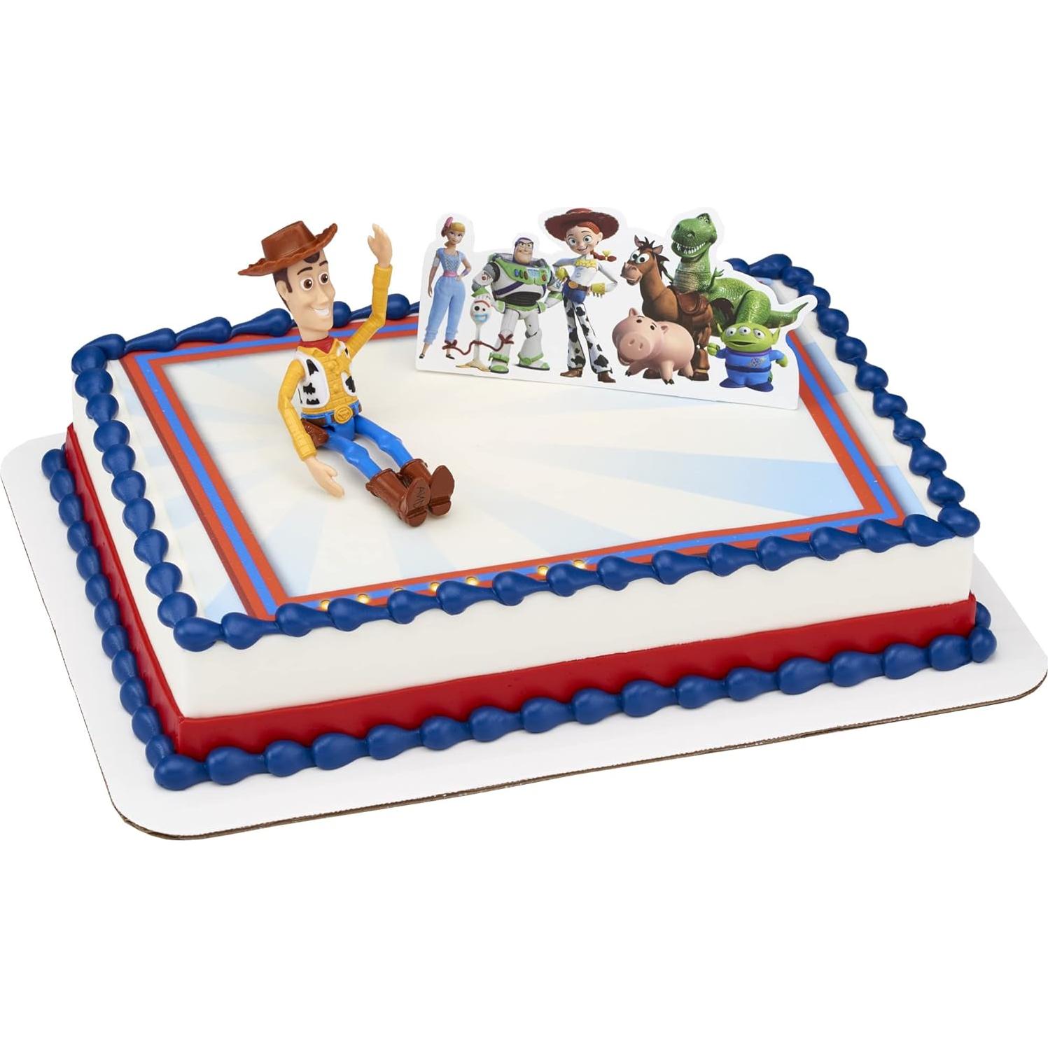 Cake Topper DecoSet Disney Pixar Toy Story 4 Woody 2 Piezas