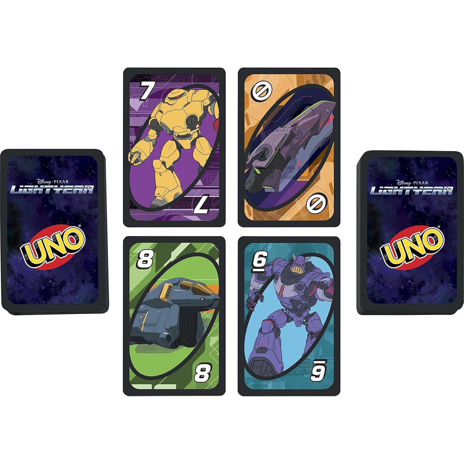 Juego de Cartas UNO Disney Pixar Lightyear en Lata Coleccionable