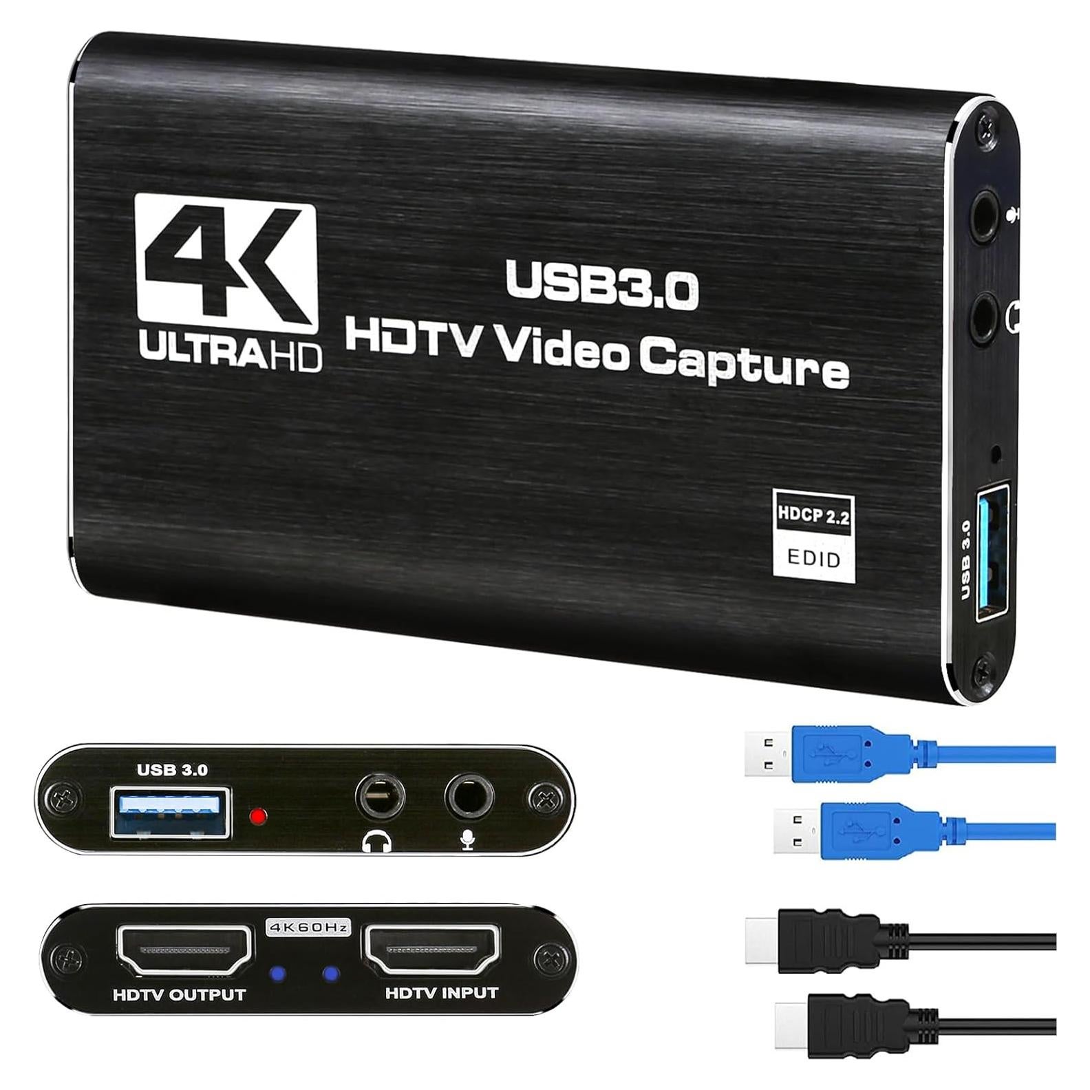 Tarjeta de Captura de Video 4K TCNEWCL VC247 HDMI USB 3.0