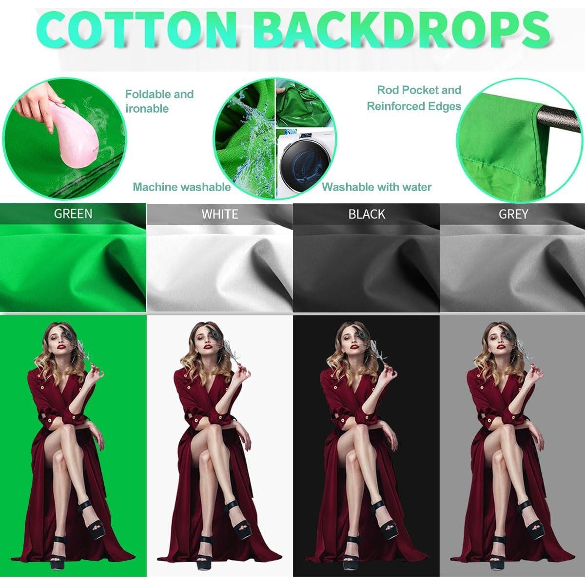 Kit de Iluminación de Estudio YISITONG Softbox LED 6x25W