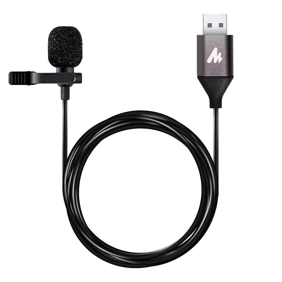Micrófono Lavalier USB MAONO AU-UL10 Omnidireccional 192kHz