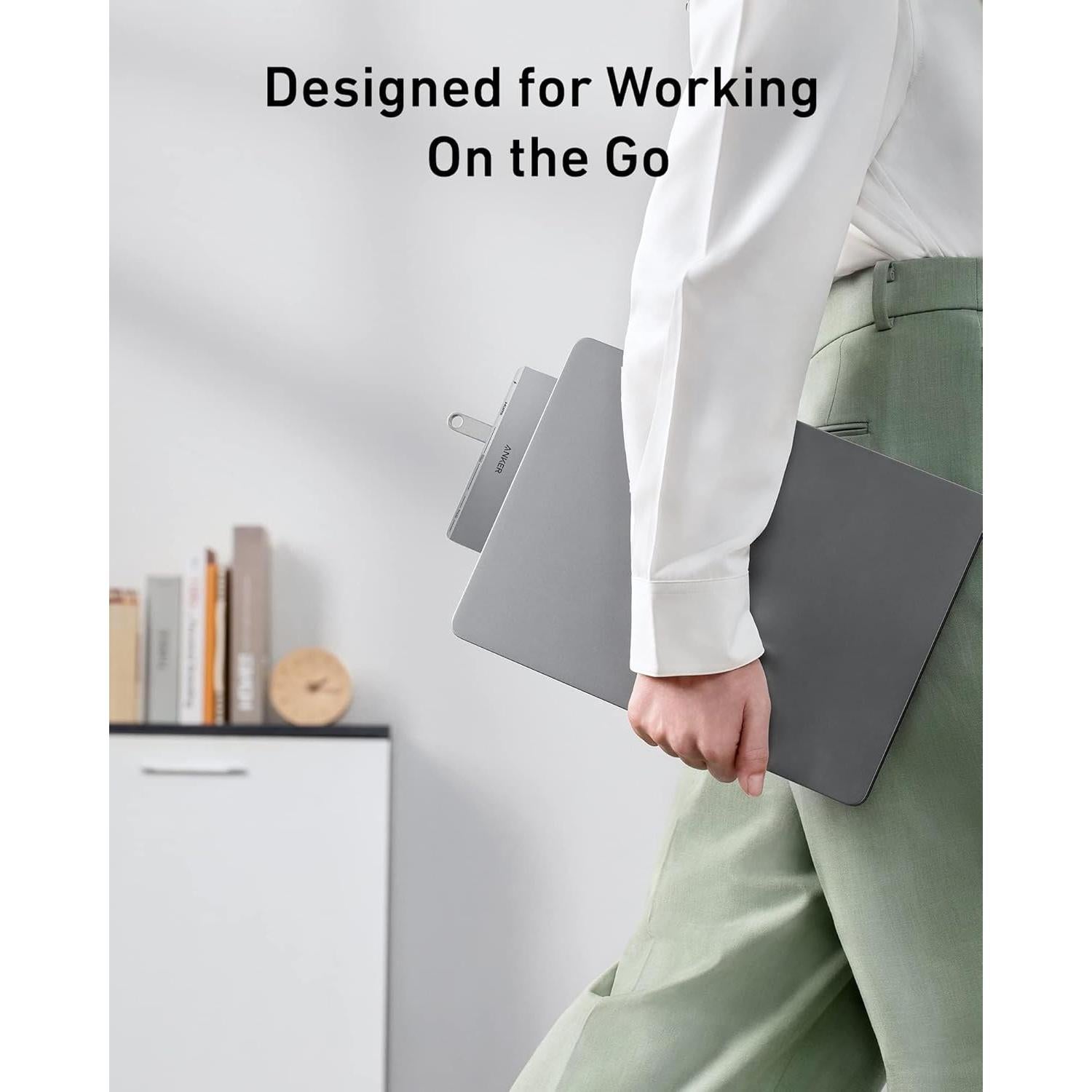 Hub USB-C Anker 547 7-en-2 HDMI 4K para MacBook