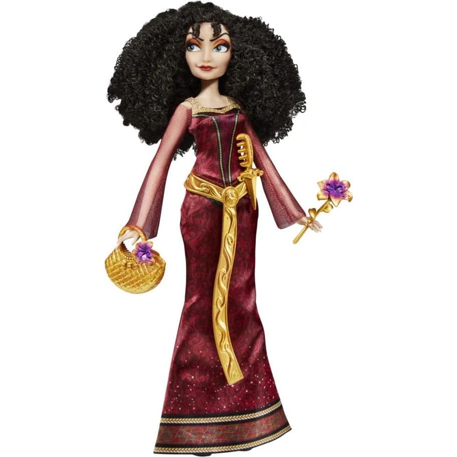 Disney Villains Mother Gothel Fashion Doll, Accessories and Removable Clothes, Disney Villains Toy for Kids 5 Years Old and Up