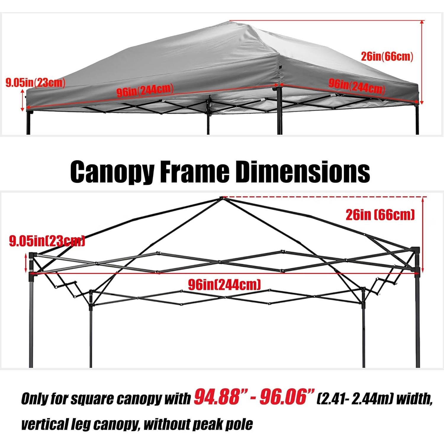 Cubierta de Reemplazo NINAT 2.41m Gris Impermeable