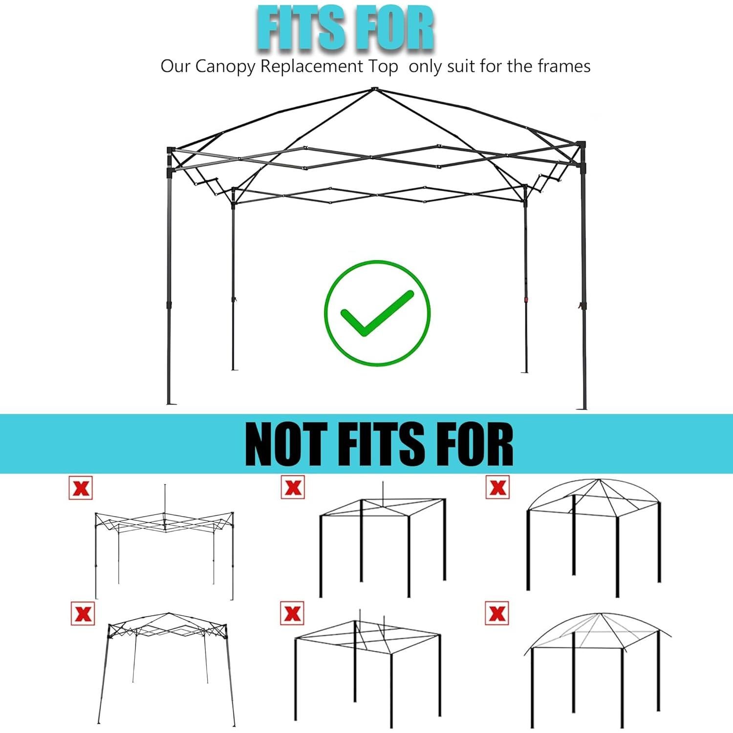 Cubierta de Reemplazo NINAT 2.41m Gris Impermeable