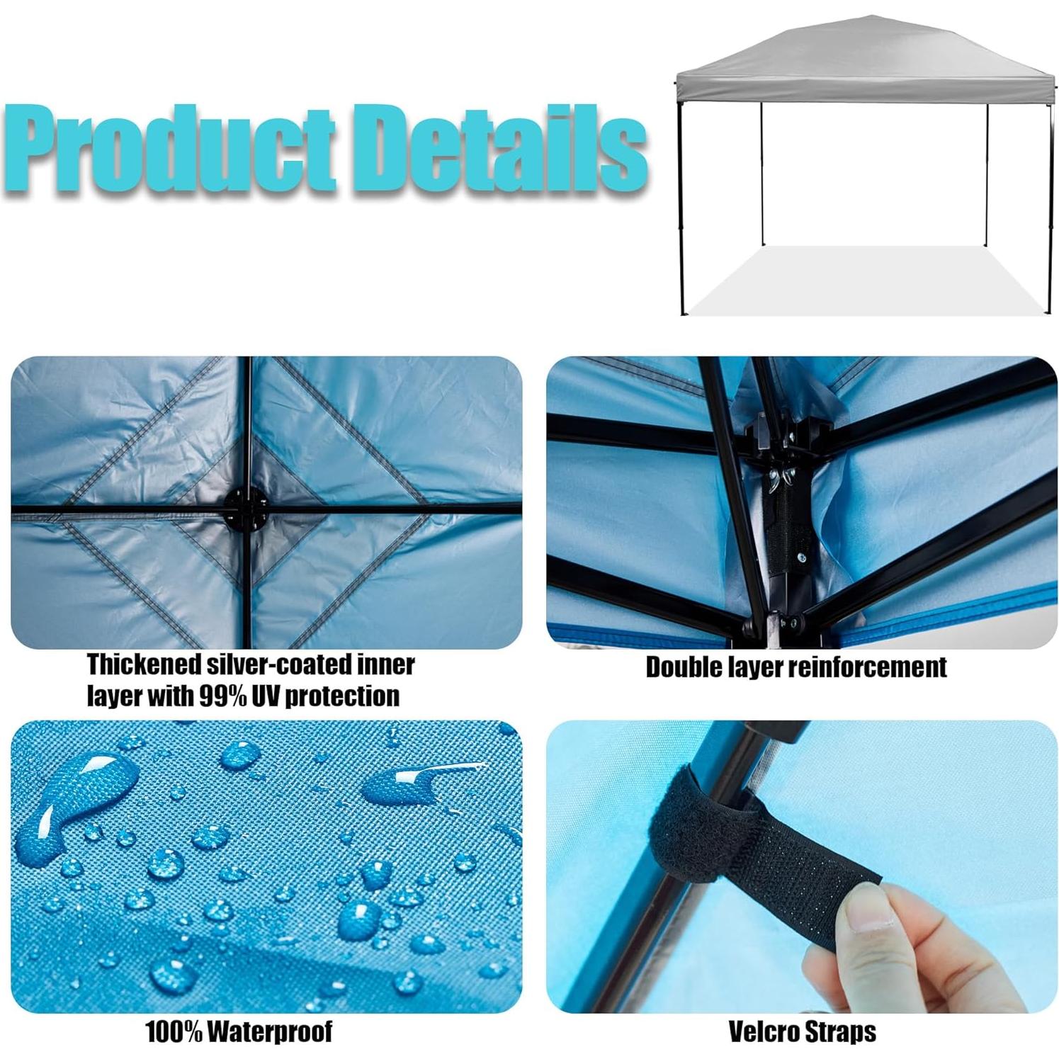 Cubierta de Reemplazo NINAT 2.41m Gris Impermeable