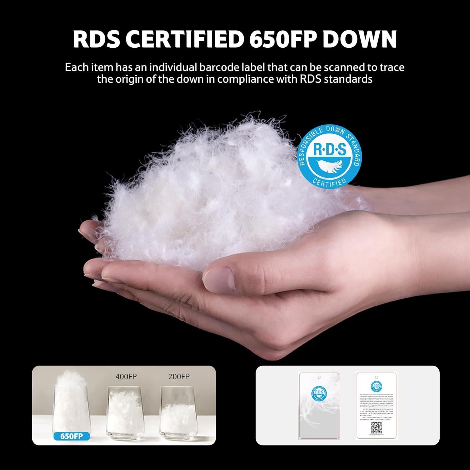 Saco de Dormir Ultraligero Naturehike CW700 0°C Pluma RDS