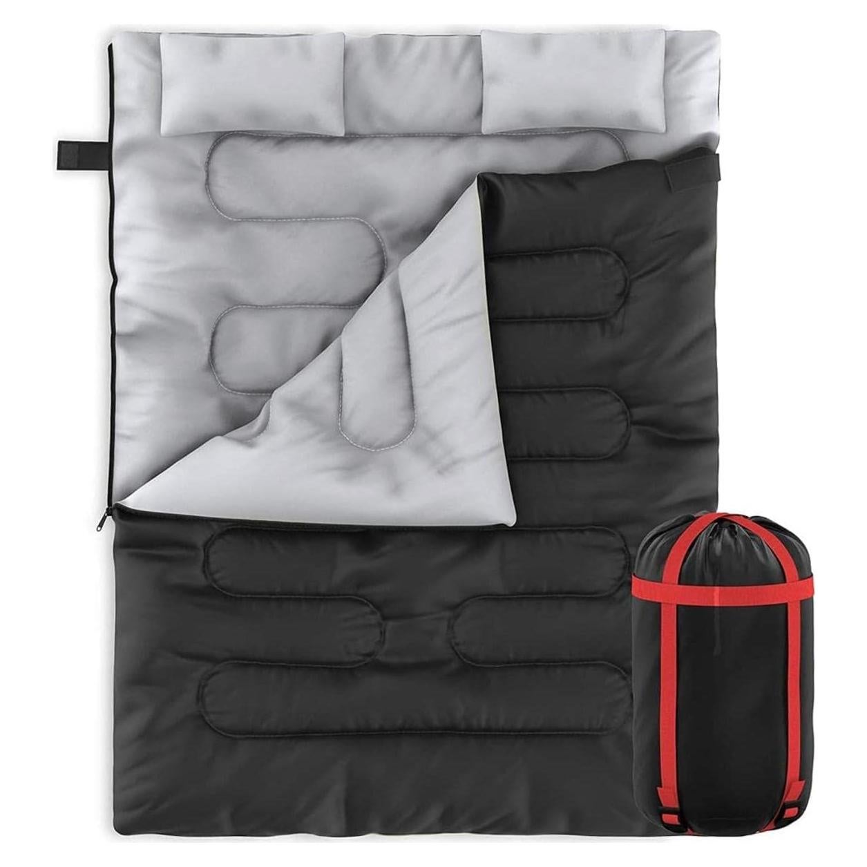 Saco de dormir doble Zone Tech TA0005/2 impermeable 220x150cm