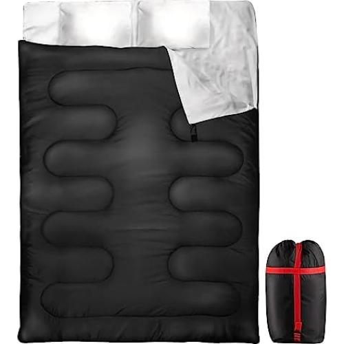 Saco de dormir doble Zone Tech TA0005/2 impermeable 220x150cm