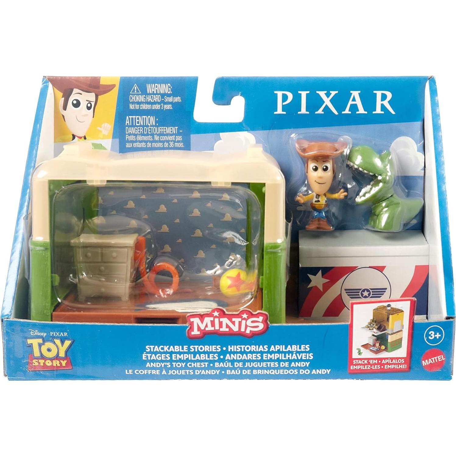Juguete Historias Apilables Disney Pixar Toy Story Woody Rex
