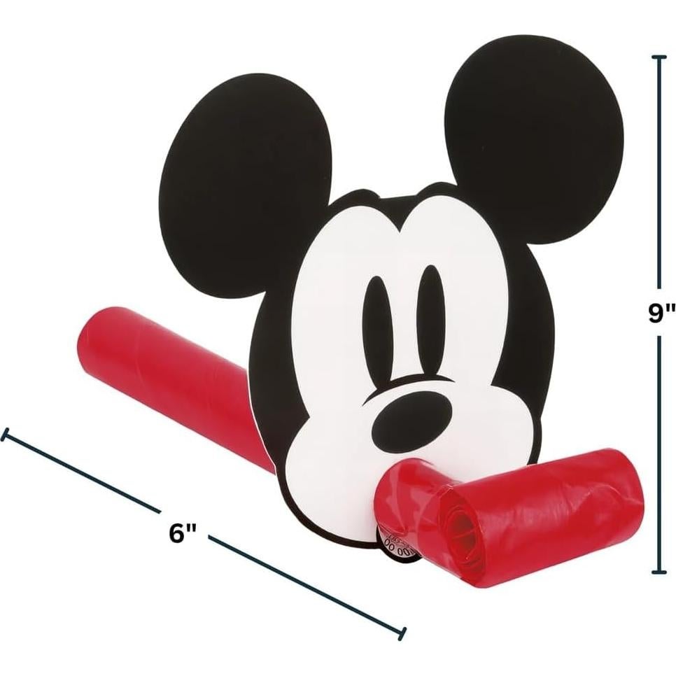 Sopladores de Mickey Mouse Disney - Paquete de 8 - Colores Vibrantes