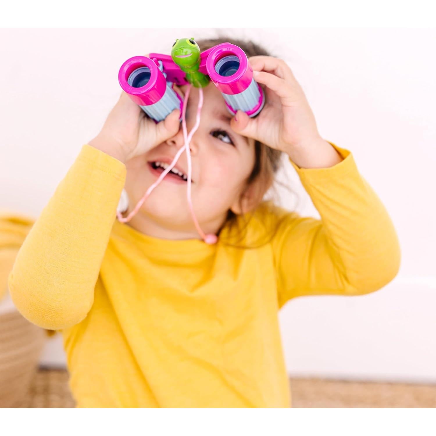 Melissa & Doug Sunny Patch Cutie Pie Butterfly Binoculars - Pretend Play Toy