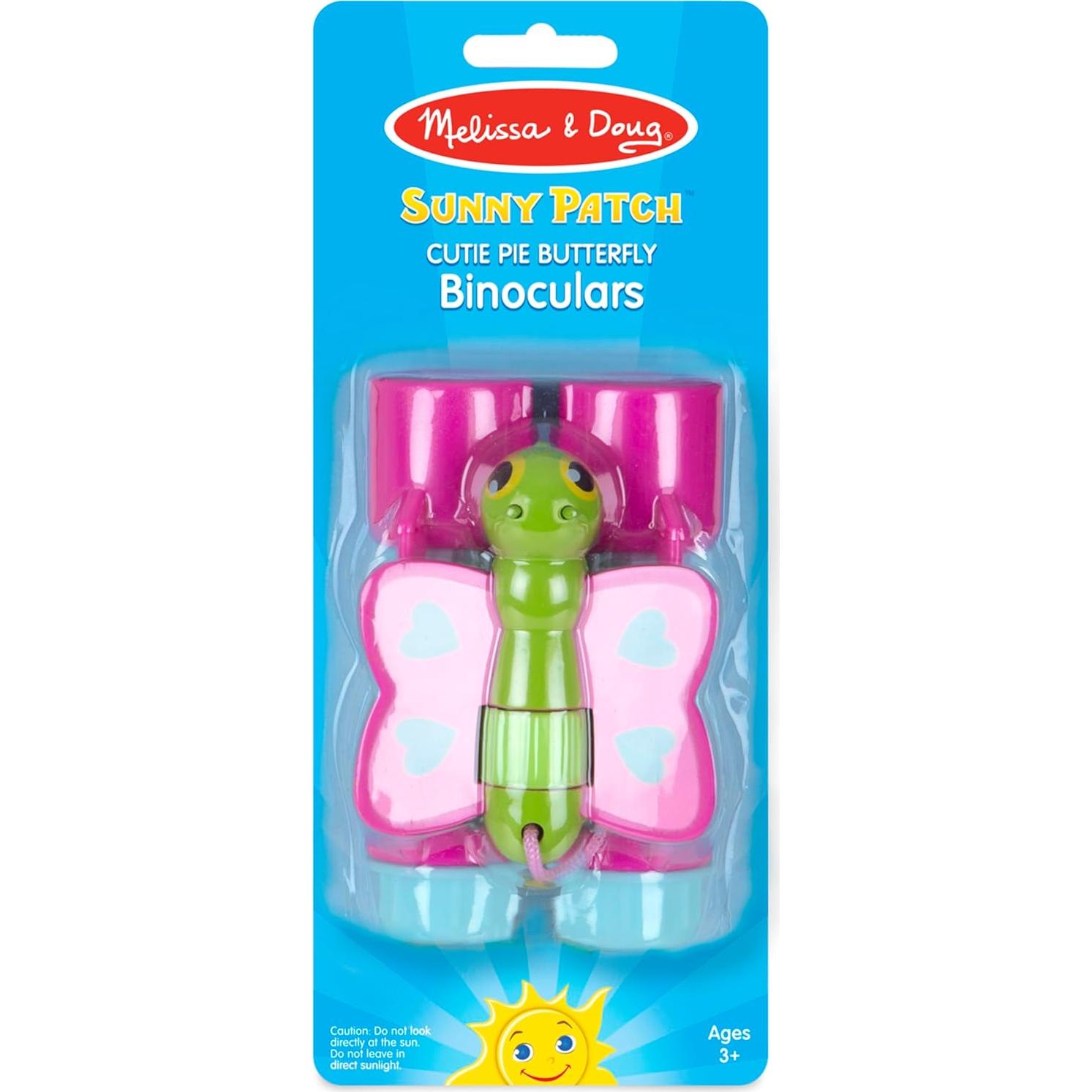 Melissa & Doug Sunny Patch Cutie Pie Butterfly Binoculars - Pretend Play Toy
