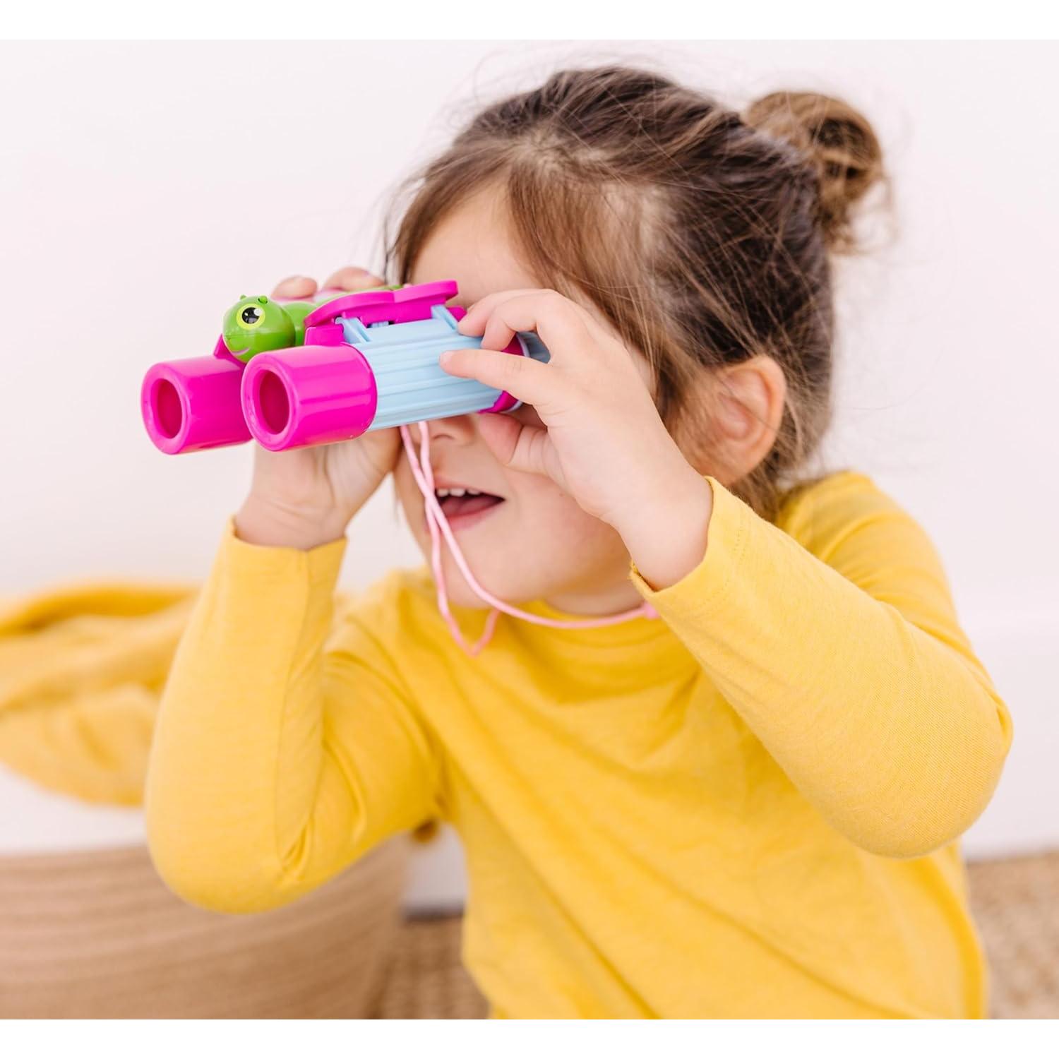 Melissa & Doug Sunny Patch Cutie Pie Butterfly Binoculars - Pretend Play Toy