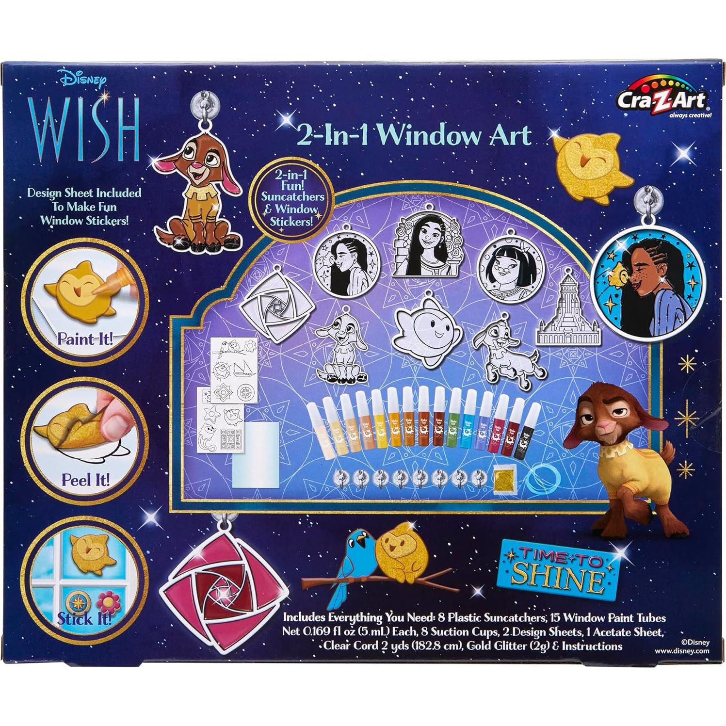 Kit de Manualidades Cra-Z-Art Disney WISH! 37 Piezas 2-en-1