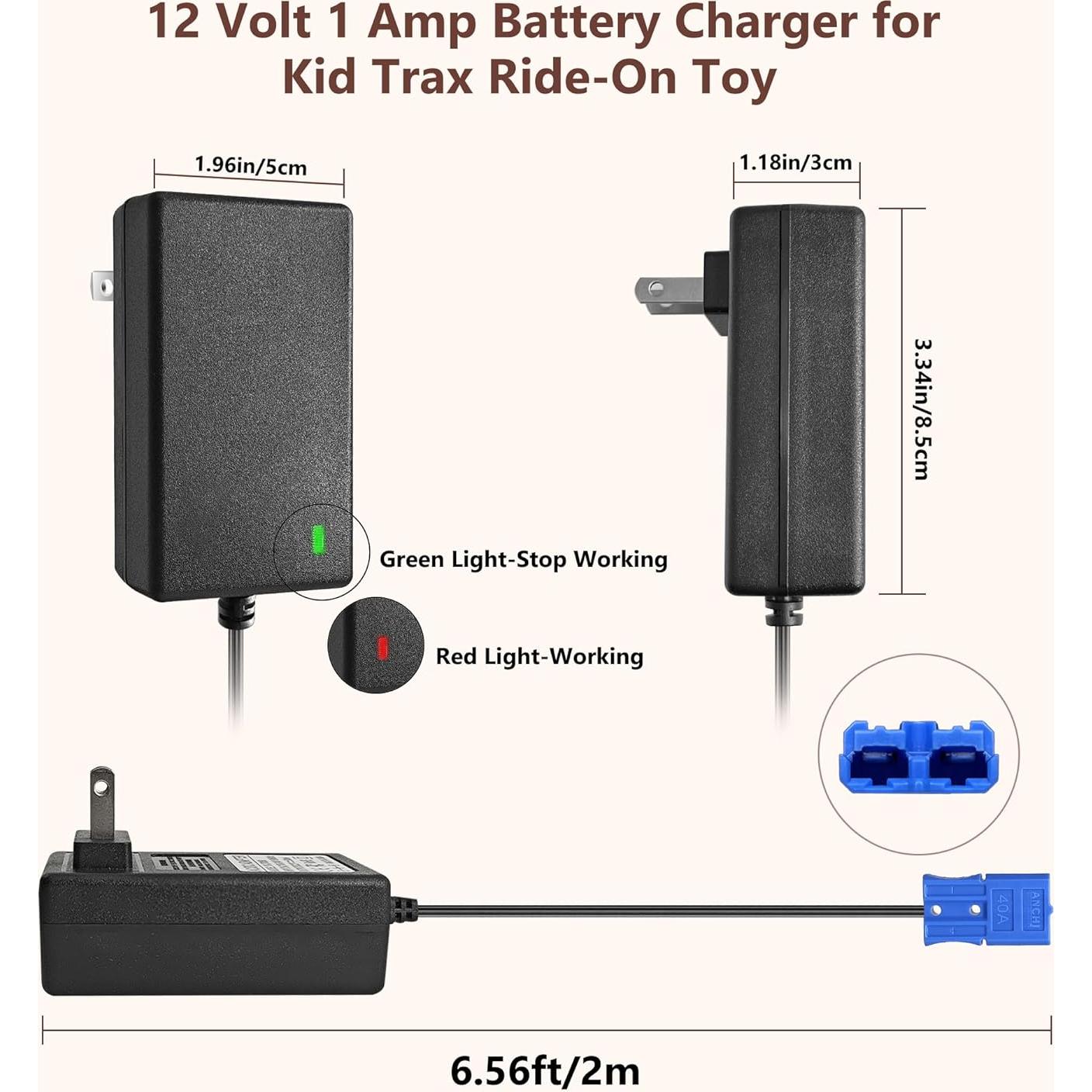 Cargador de Batería 12V GnoTis para Juguetes Kid Trax