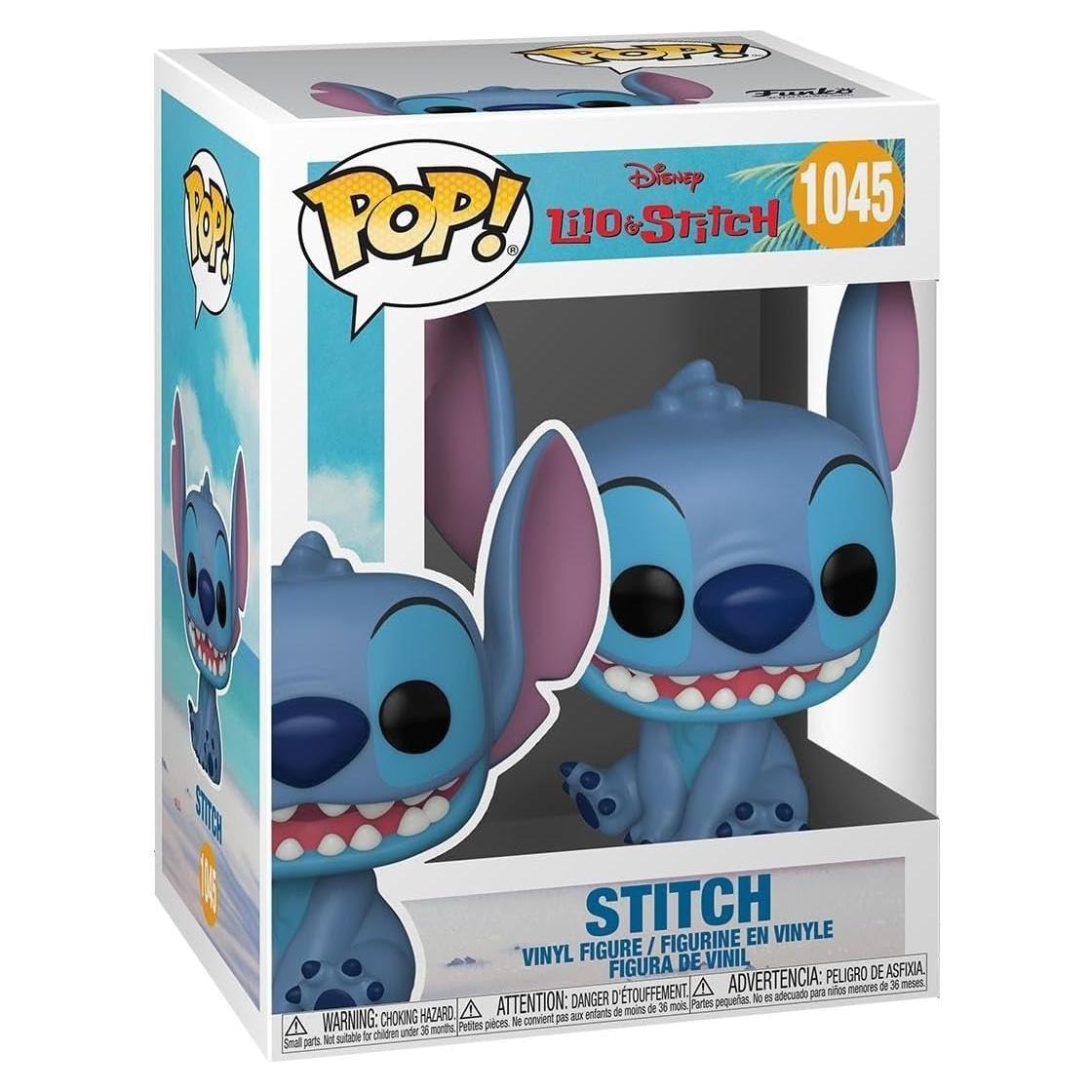 Figura de Vinilo Funko Pop Lilo y Stitch - Stitch Sonriente 9.5 cm