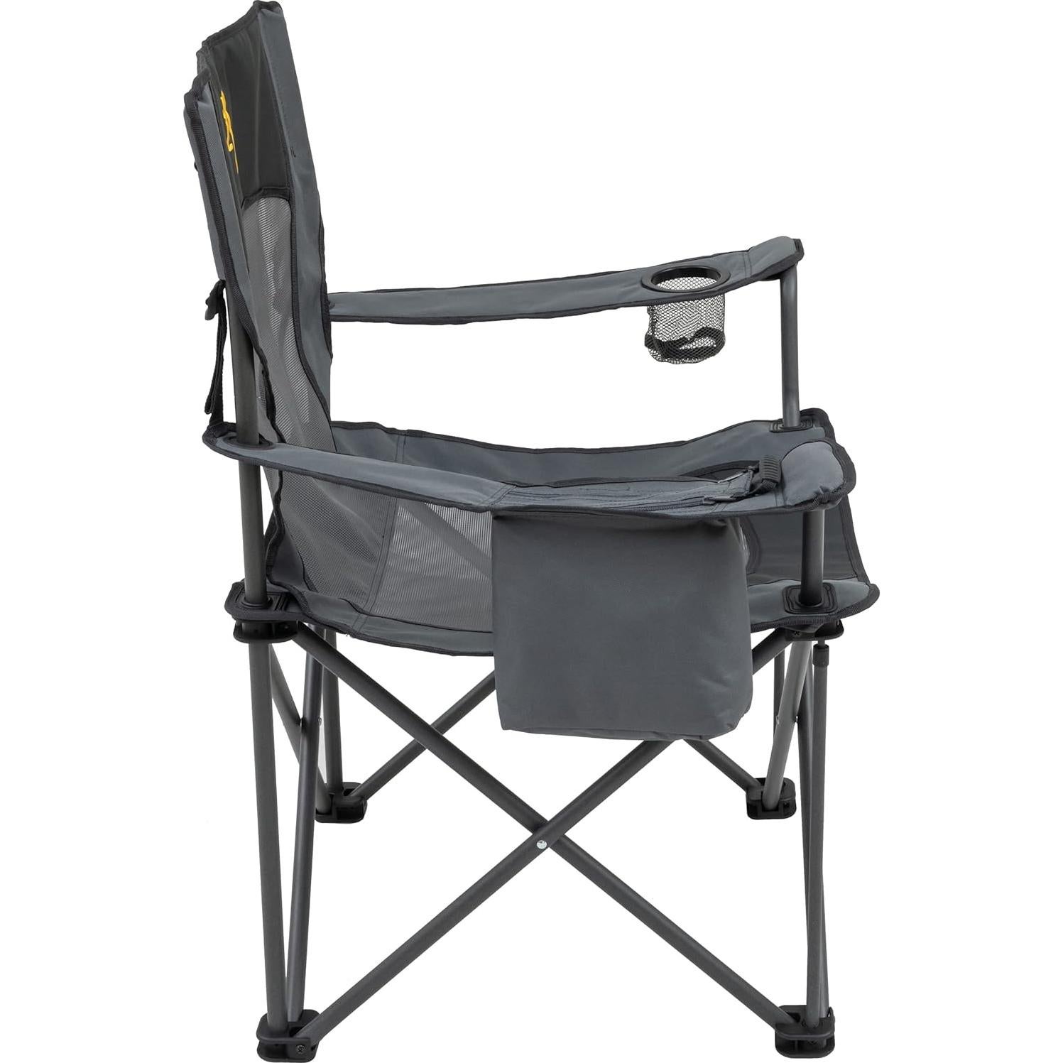 Silla de Camping Plegable Browning Kodiak - 800 lbs Carbón/Gris