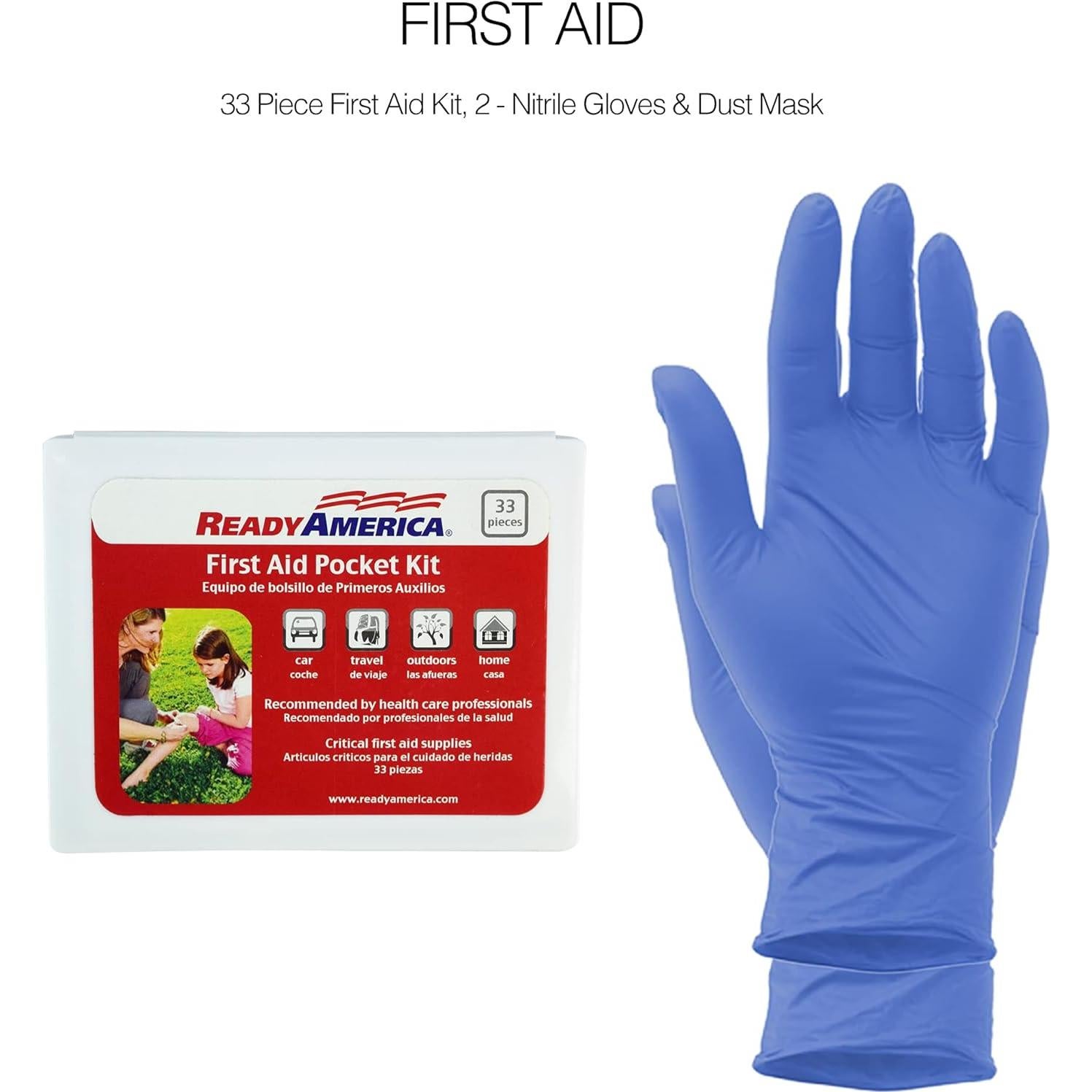 Kit de Emergencia Deluxe Ready America para 1 Persona 72 Horas