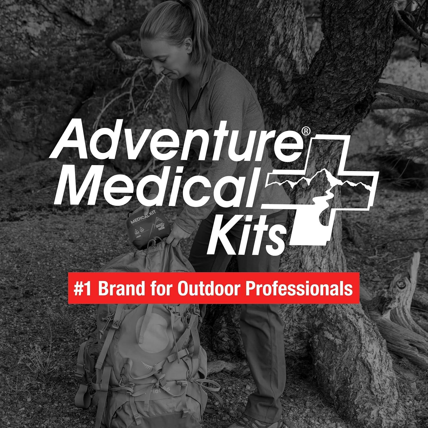 Kit de Primeros Auxilios Adventure Medical Kits - Senderismo - Para 2 Personas - Incluye Almohadilla de Trauma y Guía