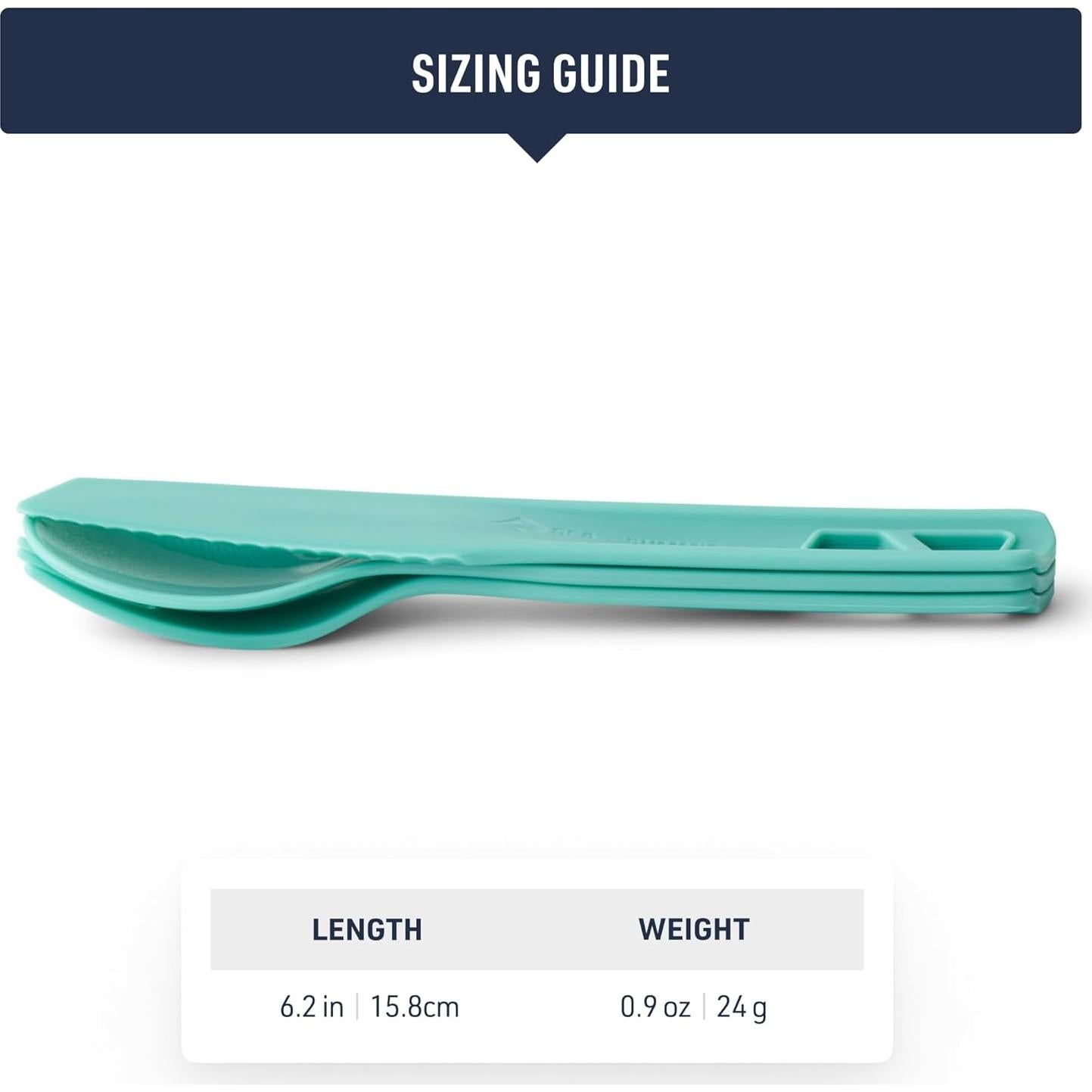 Juego de Cubiertos de Campamento Sea to Summit Passage - 3 Piezas