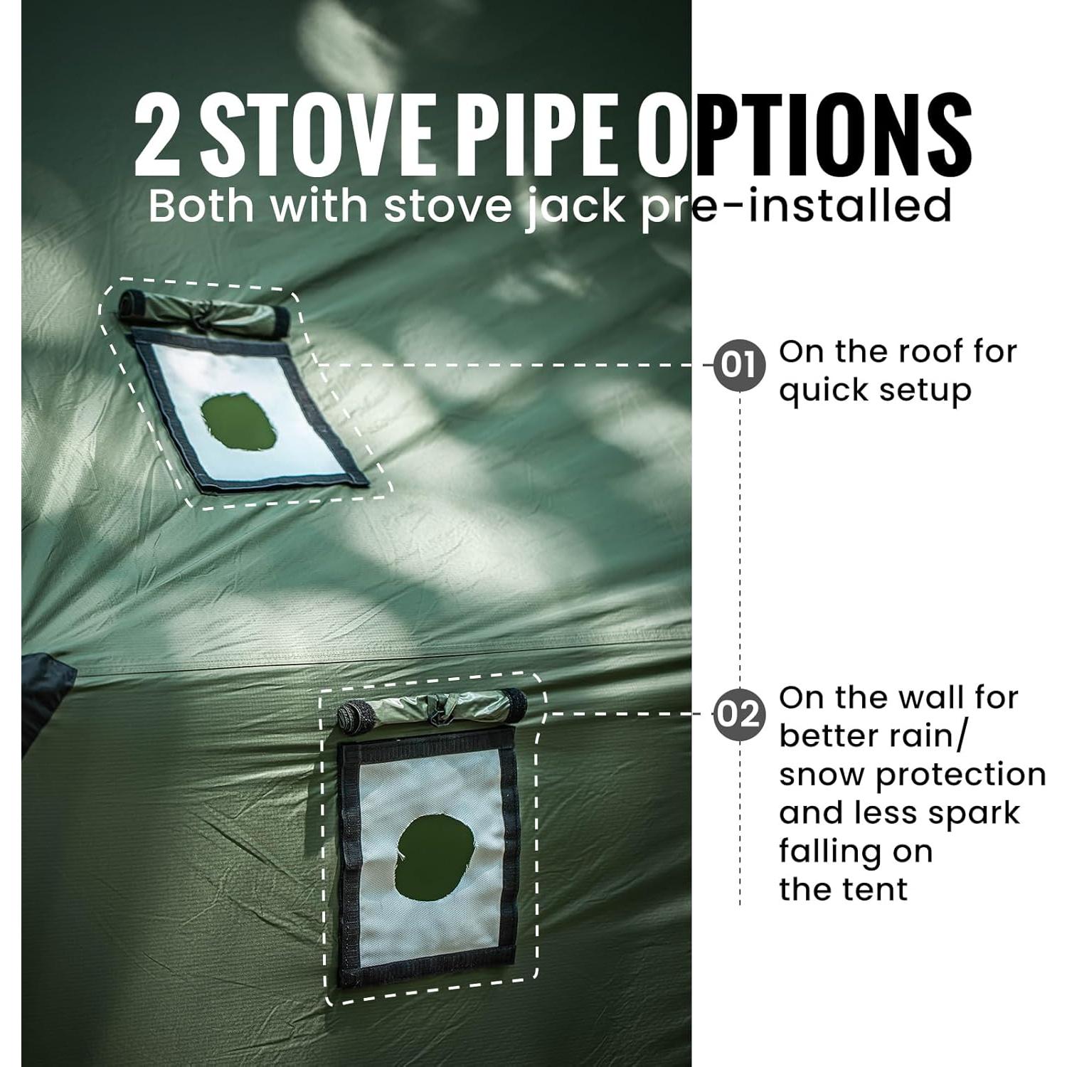 Carpa Caliente OneTigris TEGIMEN para Hamaca 3 Personas