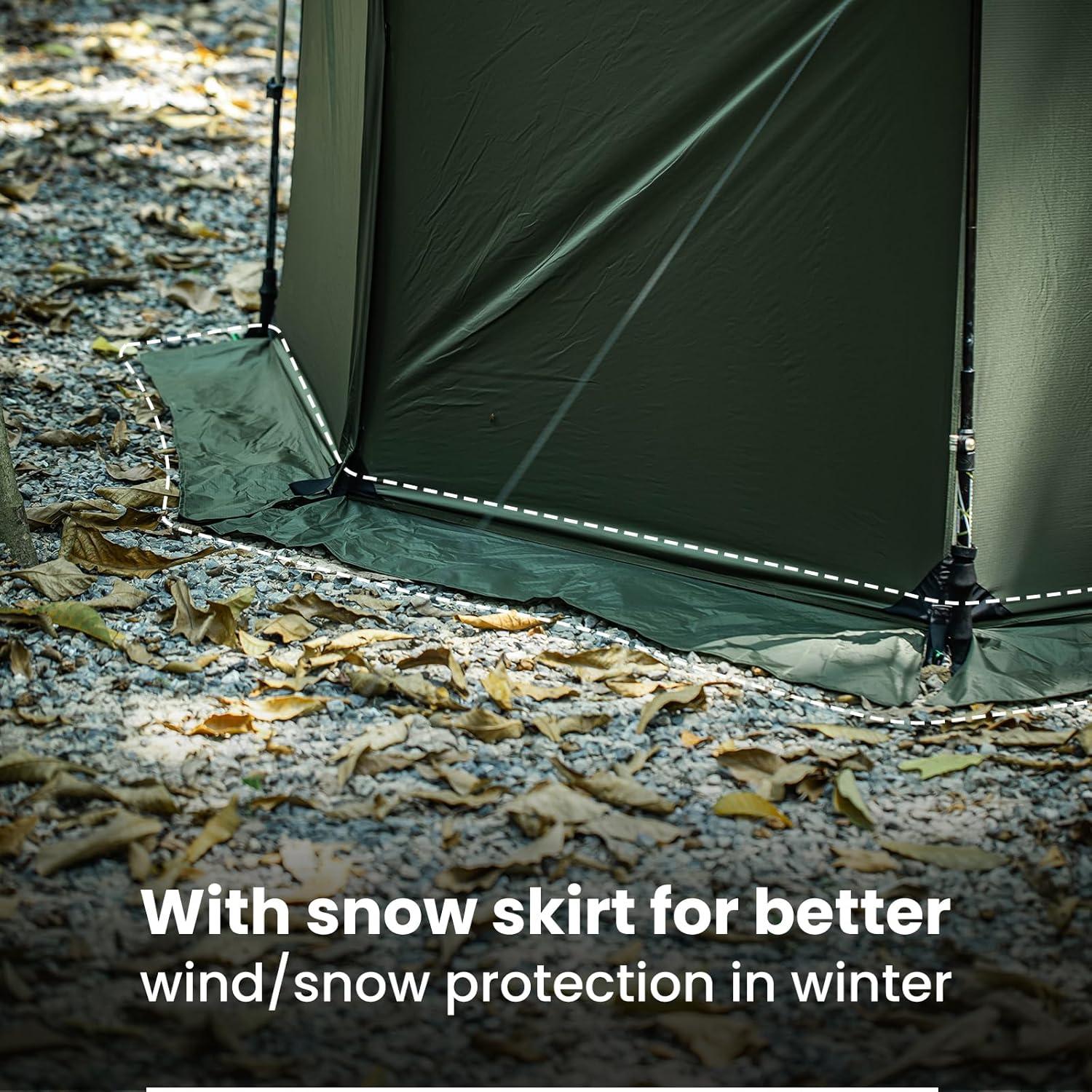 Carpa Caliente OneTigris TEGIMEN para Hamaca 3 Personas