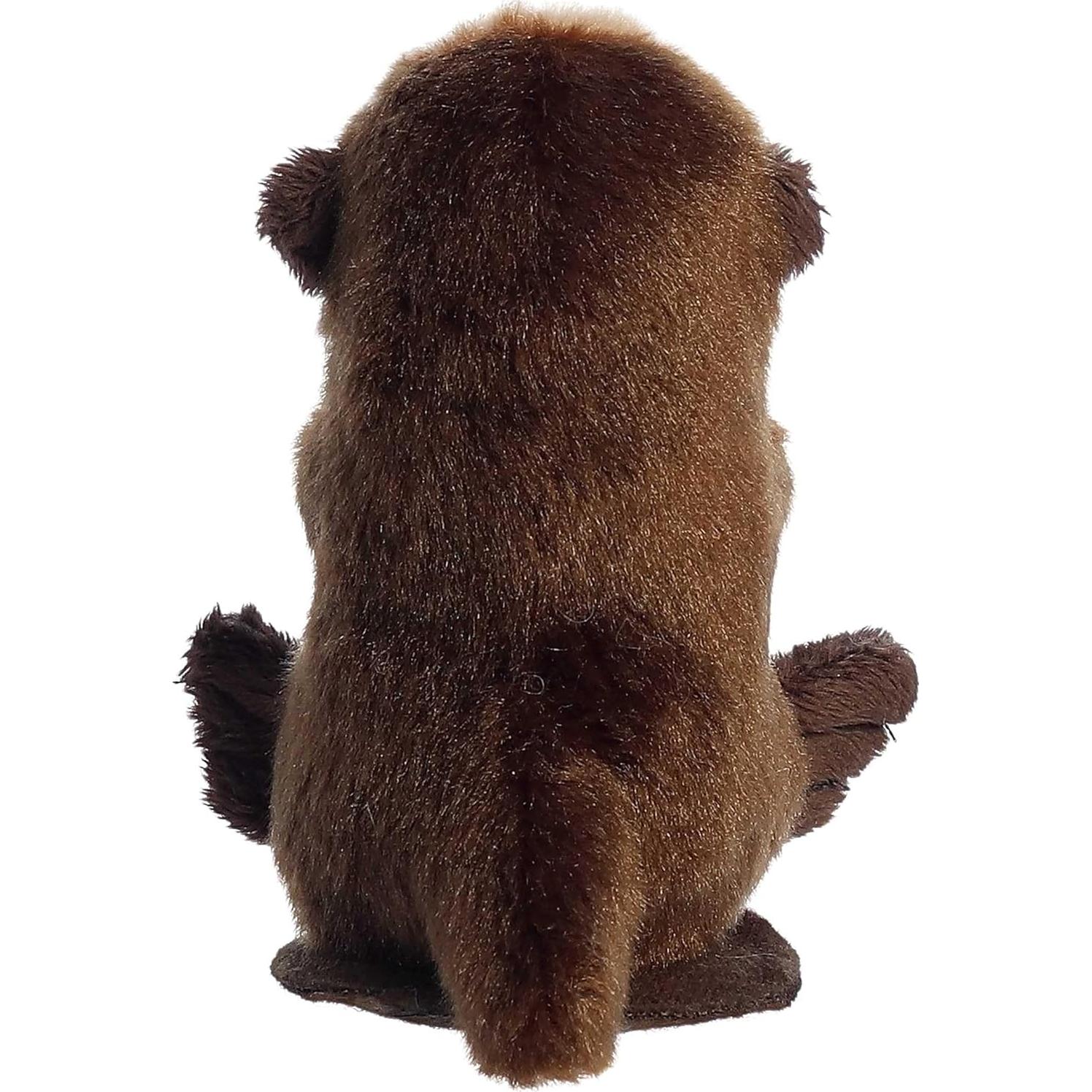 Peluche Shoulderkins Aurora Spiffy Otter 11.4 cm Marrón