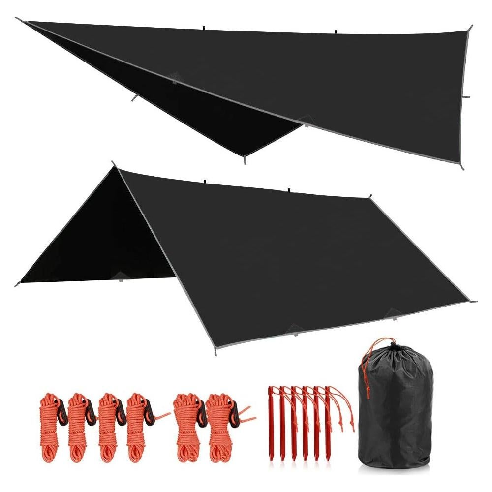 Toldo Impermeable REDCAMP 3.05x3.05m para Camping y Mochileros