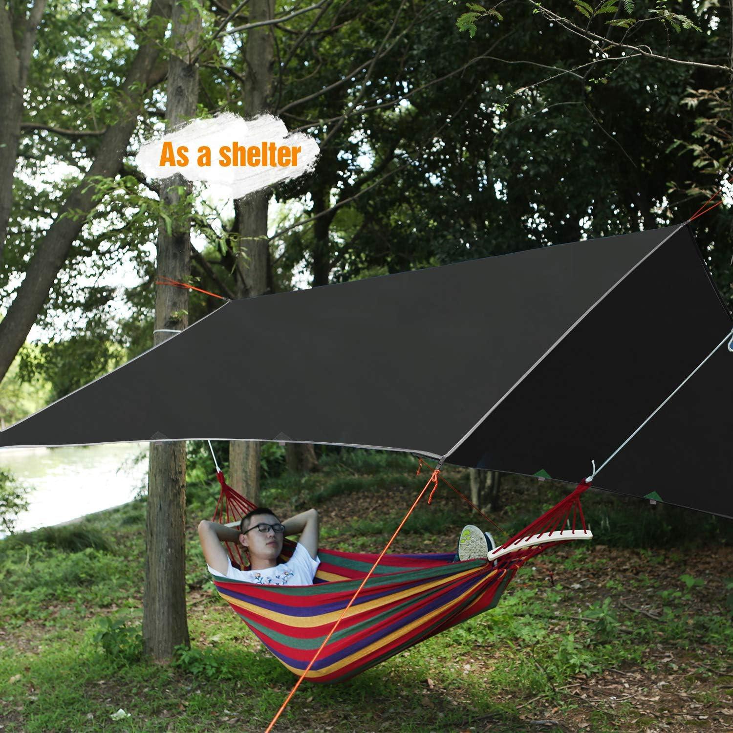 Toldo Impermeable REDCAMP 3.05x3.05m para Camping y Mochileros