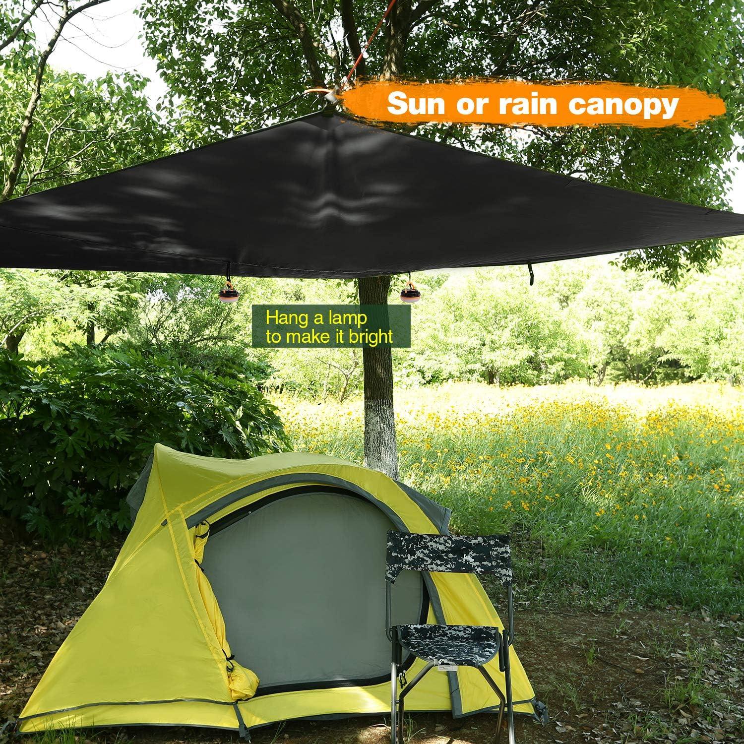 Toldo Impermeable REDCAMP 3.05x3.05m para Camping y Mochileros