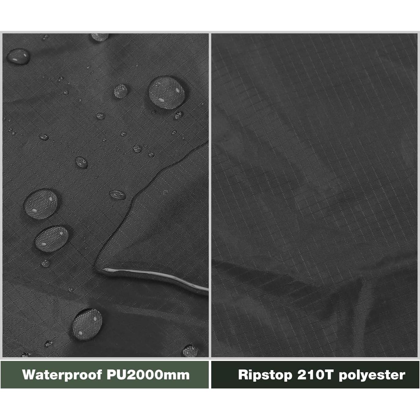 Toldo Impermeable REDCAMP 3.05x3.05m para Camping y Mochileros