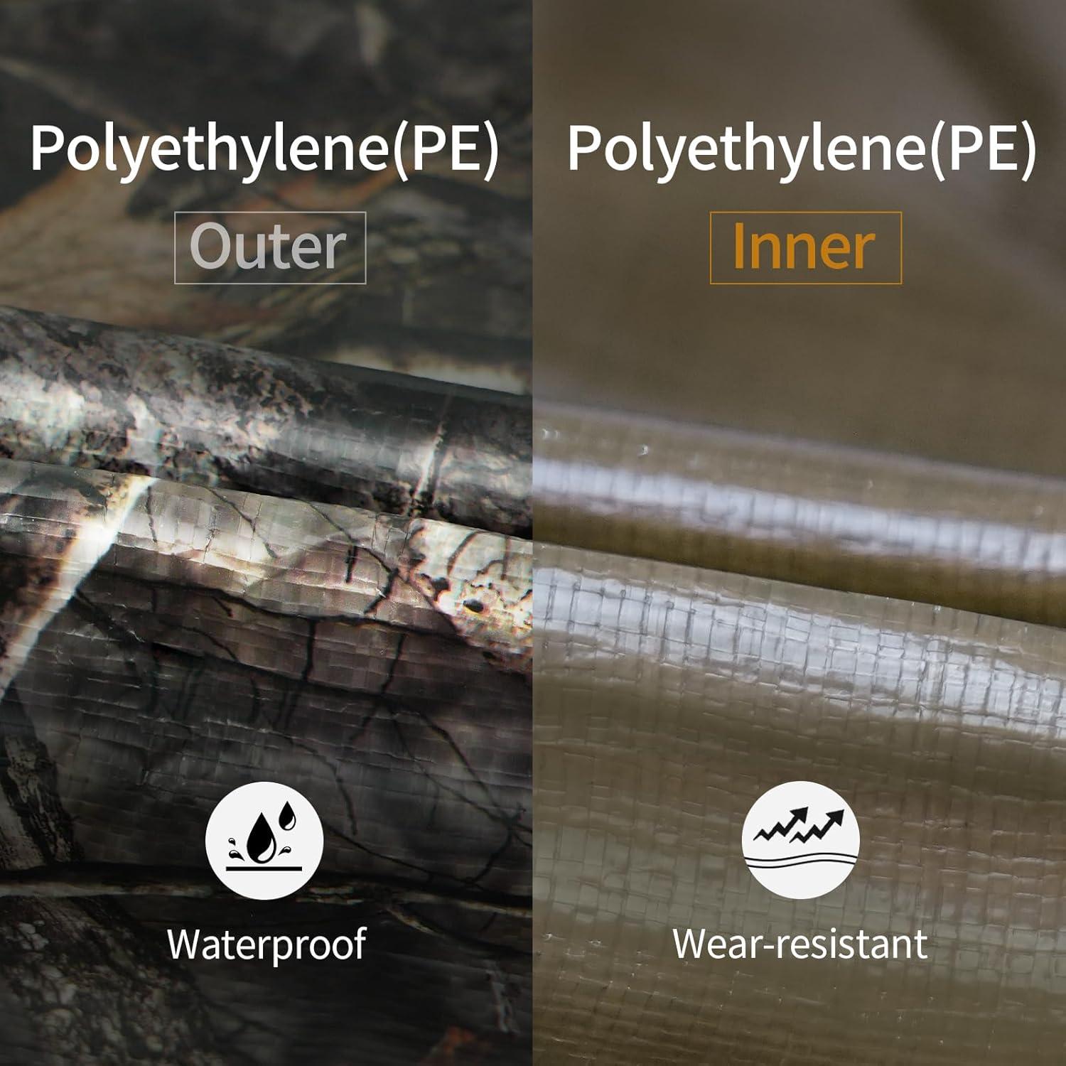 Lona Impermeable LOOGU Camo de Árbol 3.05x4.88m 10mil