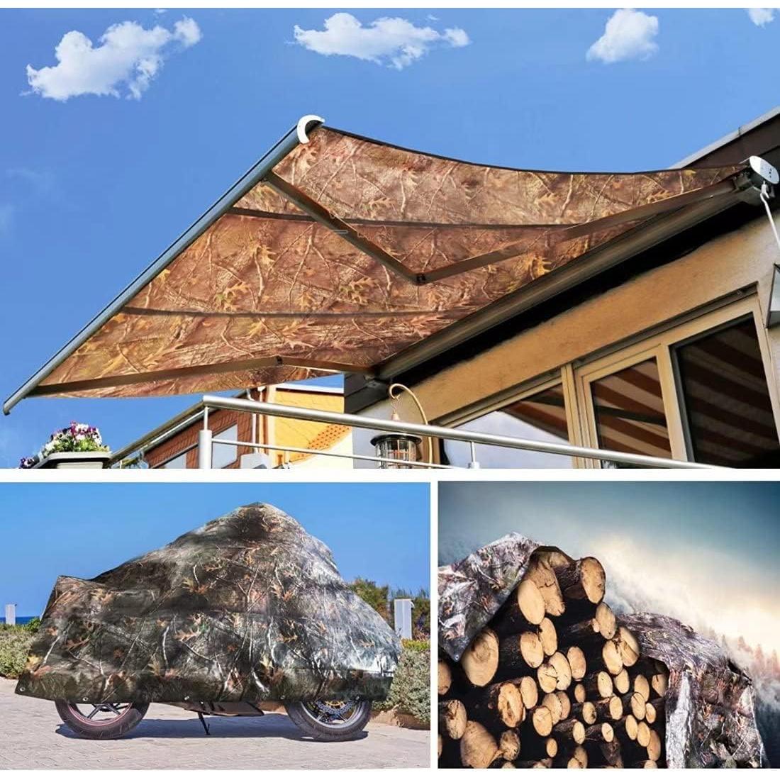 Lona Impermeable LOOGU Camo de Árbol 3.05x4.88m 10mil