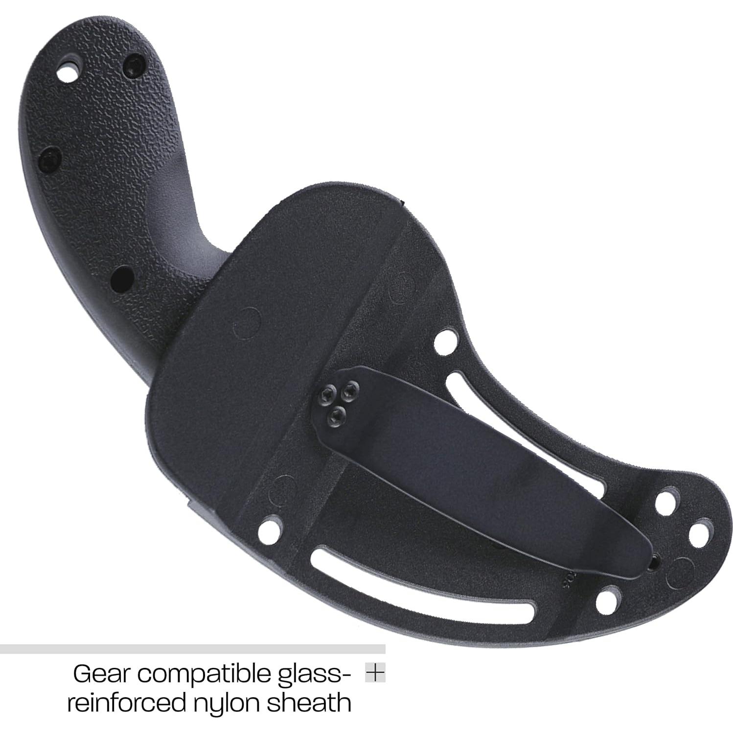 Cuchillo Fijo CRKT Bear Claw AUS 8 con Funda Nylon 28.6cm