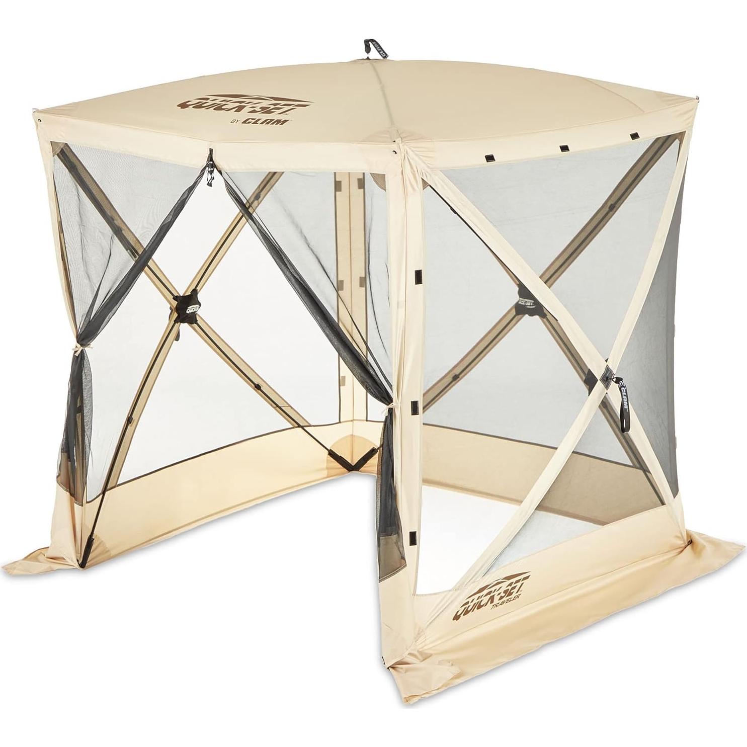 Tienda Pop-Up CLAM Traveler 1.83x1.83m Beige - Gazebo Camping