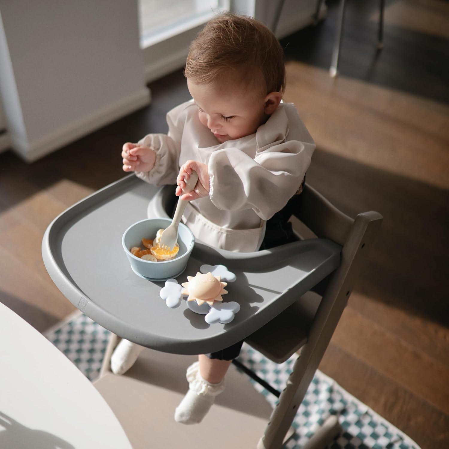 Juguete giratorio de succión Mushie Sunshine para baño 13.3 cm