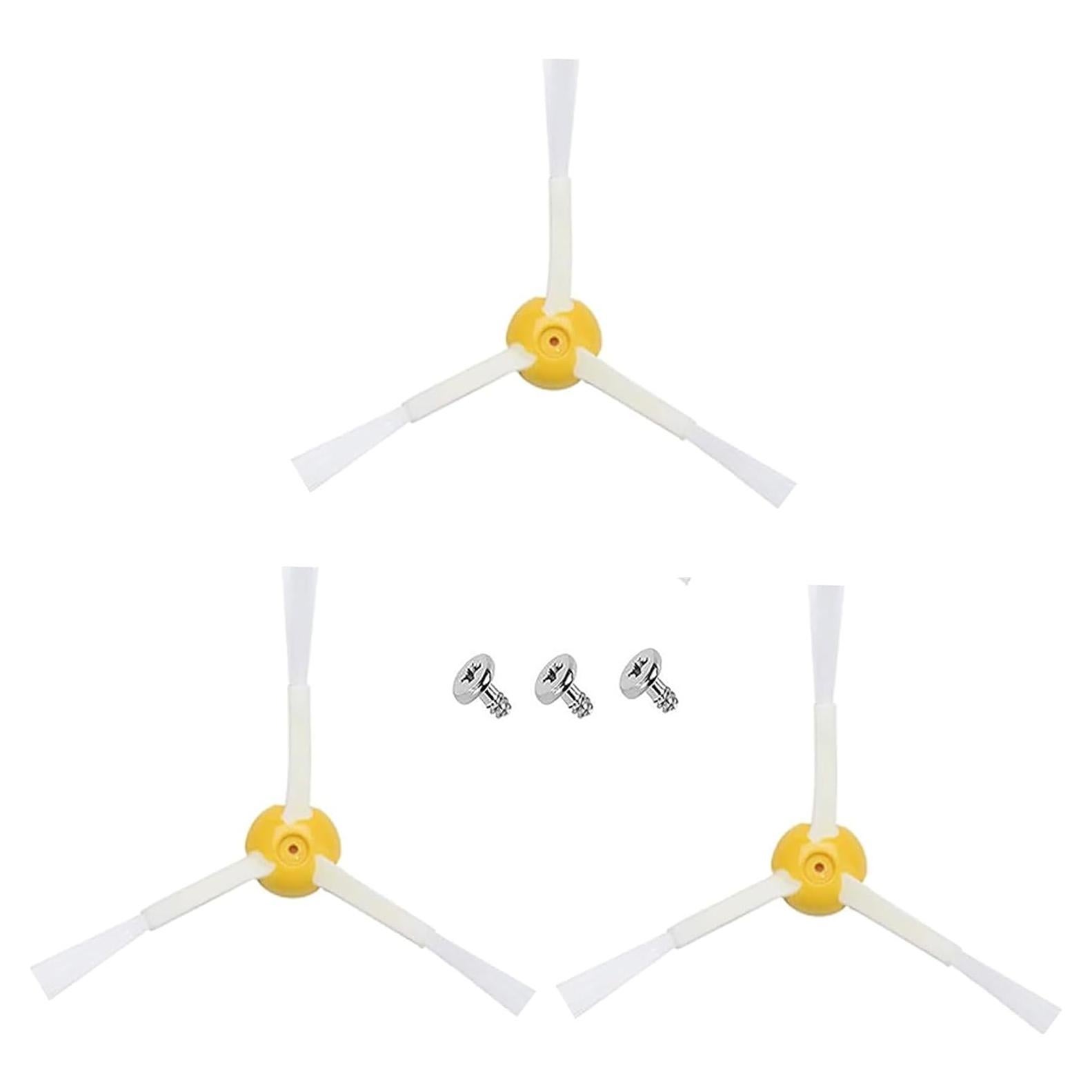 Cepillos Laterales de Reemplazo Vanclearidea para IRobot Roomba 600-900 - Paquete de 3