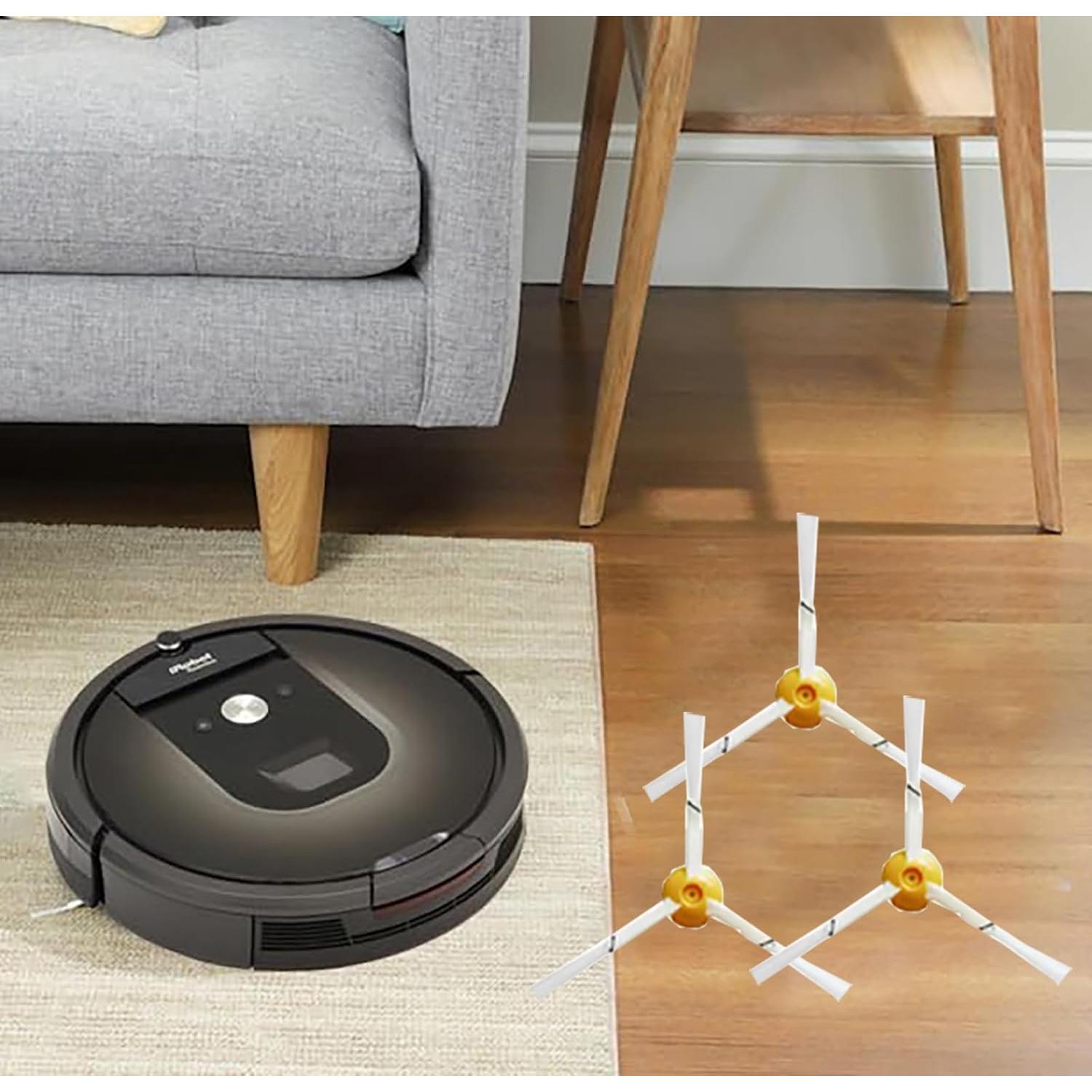Cepillos Laterales de Reemplazo Vanclearidea para IRobot Roomba 600-900 - Paquete de 3