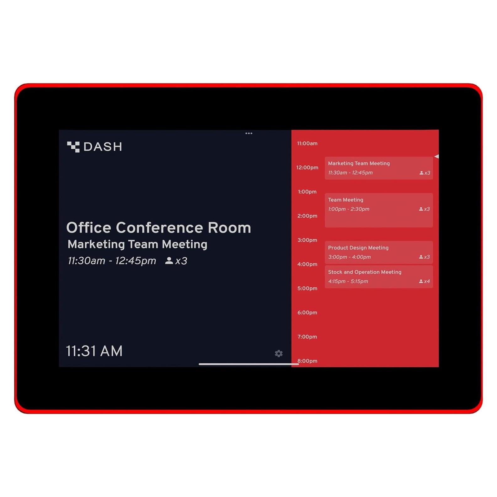 Programador de Reuniones PoE Texas 10" Pantalla Táctil LED