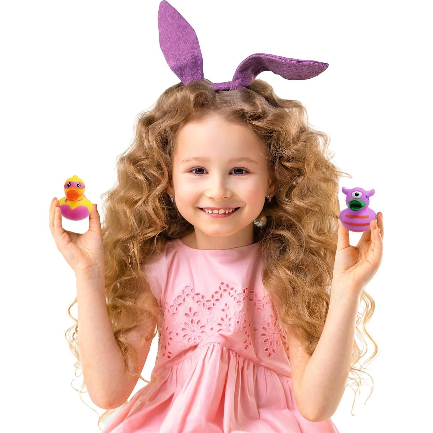 Patitos de Goma Multicolor The Dreidel Company - Paquete de 10