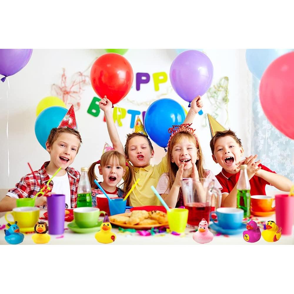 Patitos de Goma Multicolor The Dreidel Company - Paquete de 10