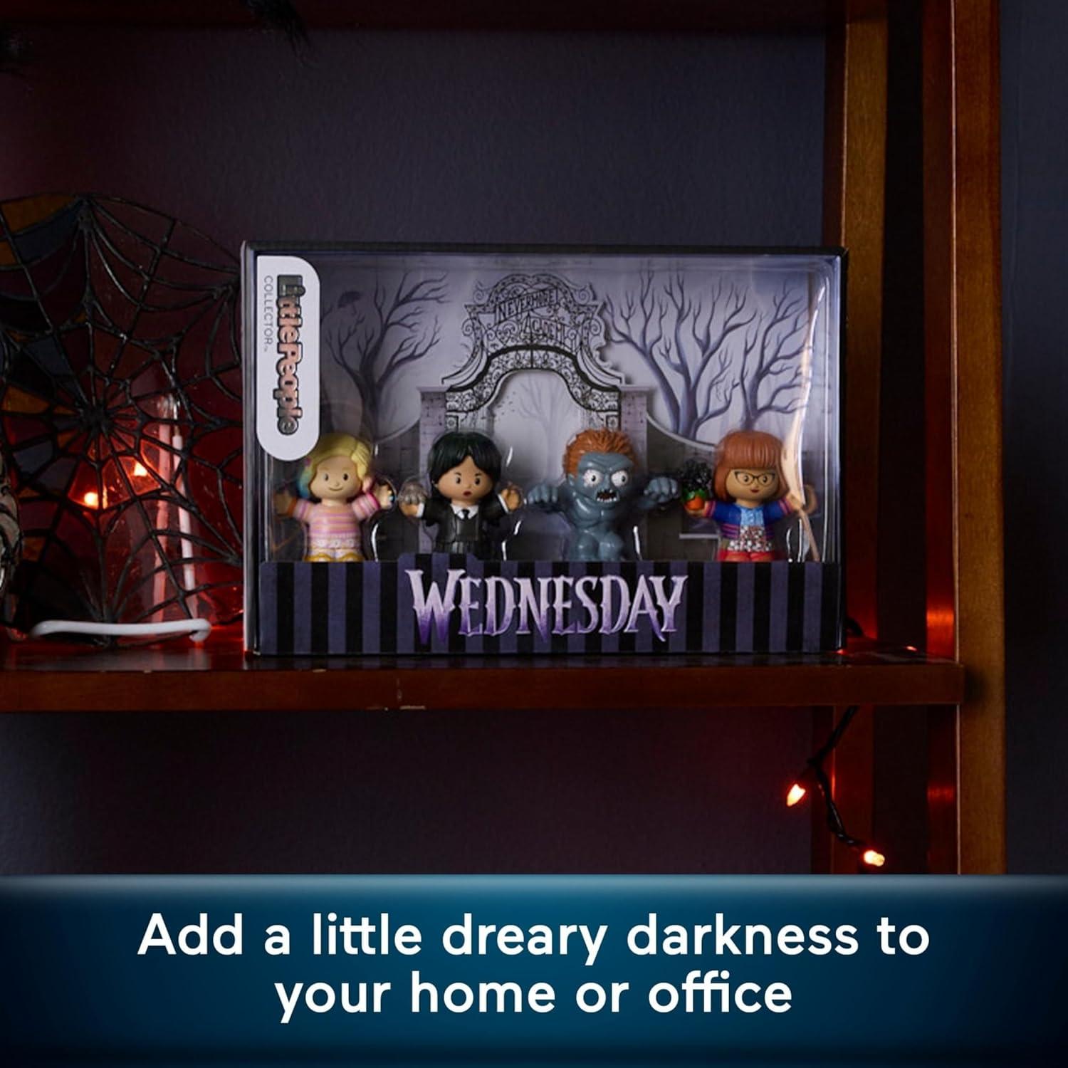 Conjunto de Figuras Little People Collector Wednesday Addams