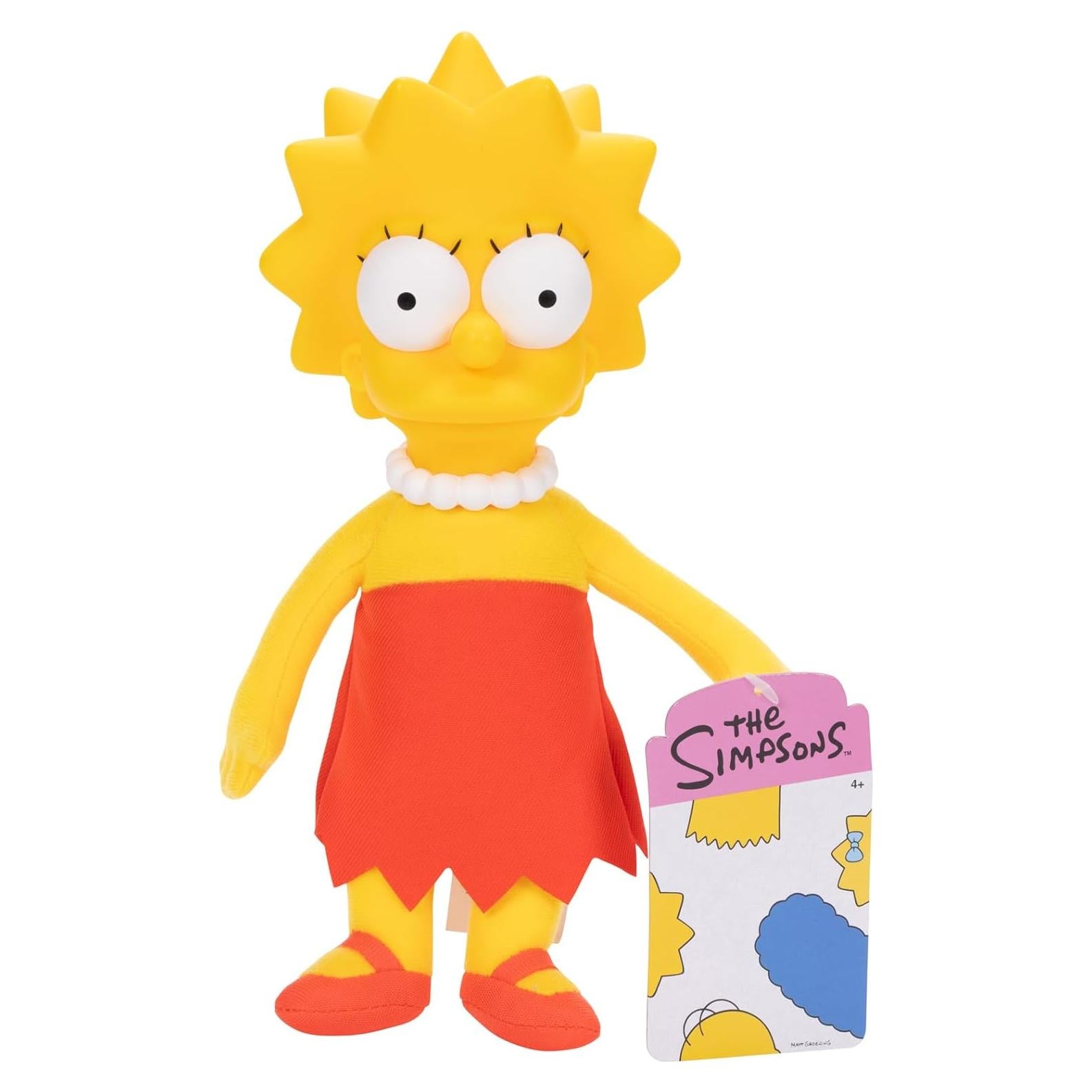 Peluche Lisa Simpsons JAKKS Pacific 20.3 cm Suave Licencia Oficial