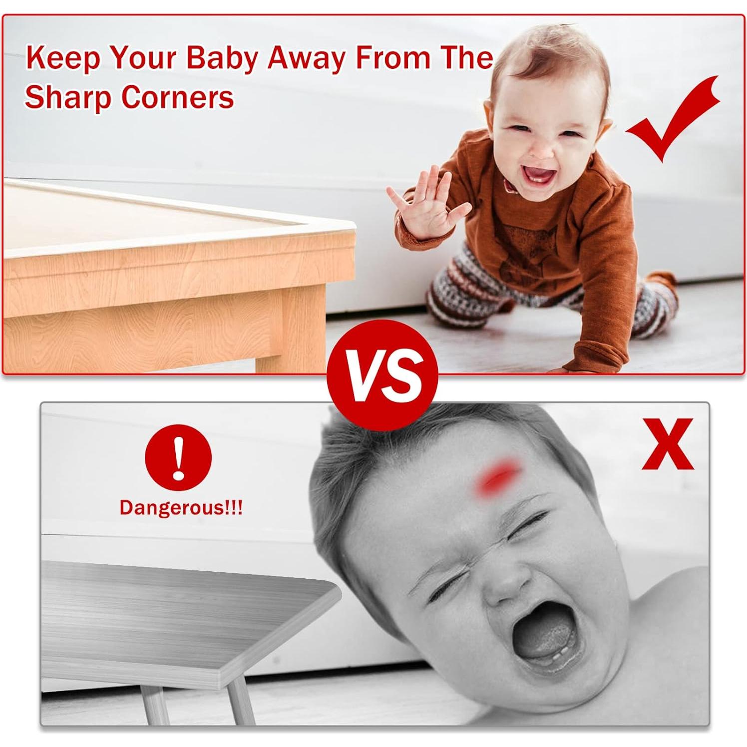 Protectores de Esquinas para Muebles HOLIBIC 6m Silicona Transparente