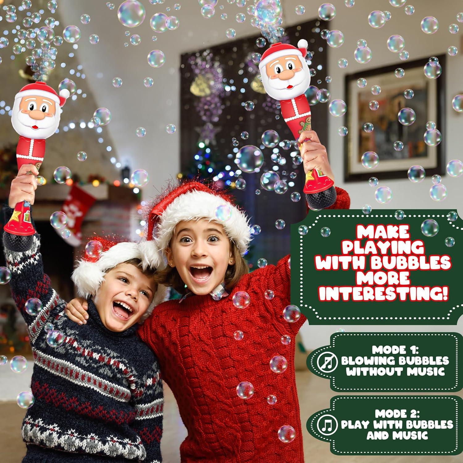 Varita de Burbuja Navideña ArtCreativity 35.56 cm con Sonido