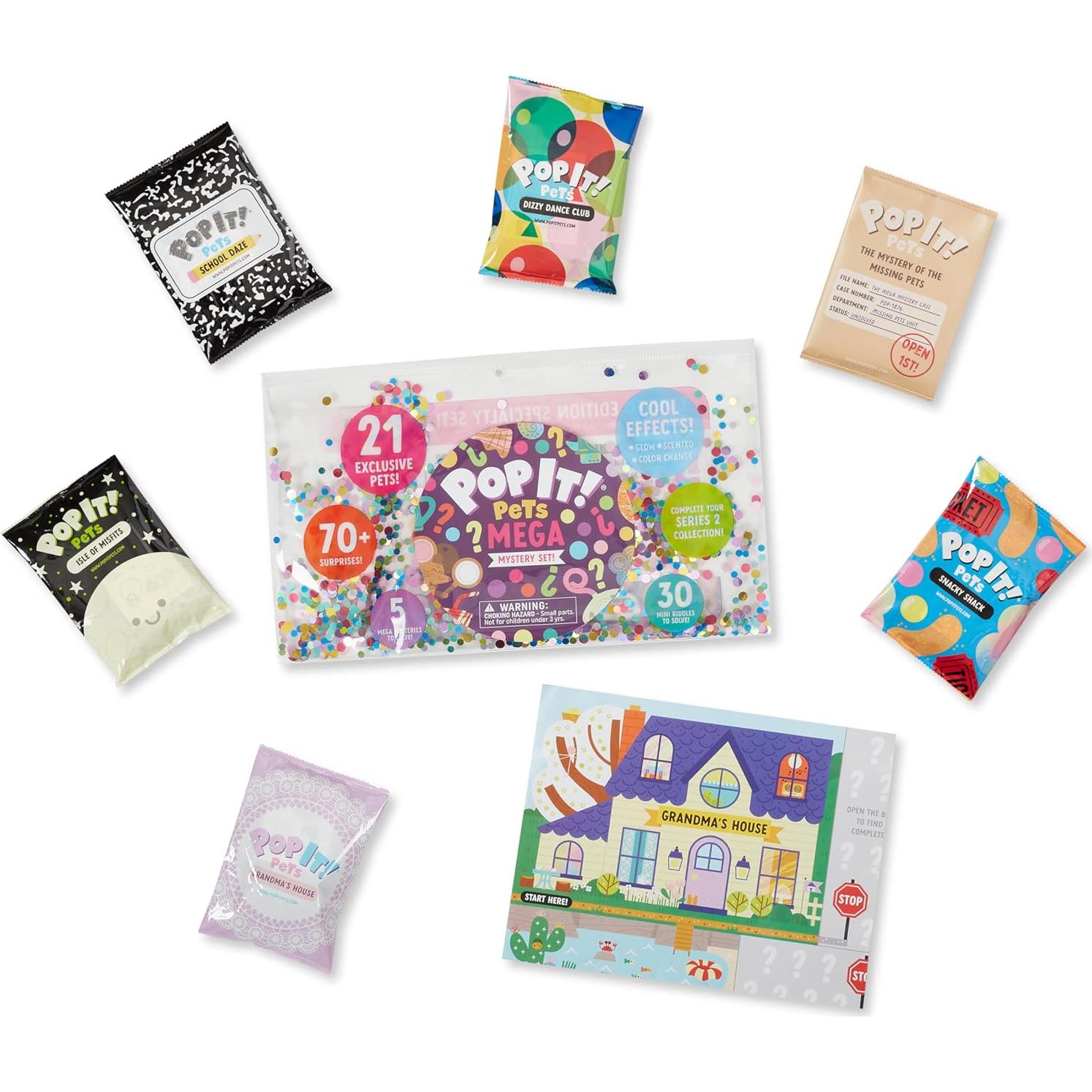 Pop It! Mascotas Mega - Temporada 2 - Juguete Sensorial Antiestrés