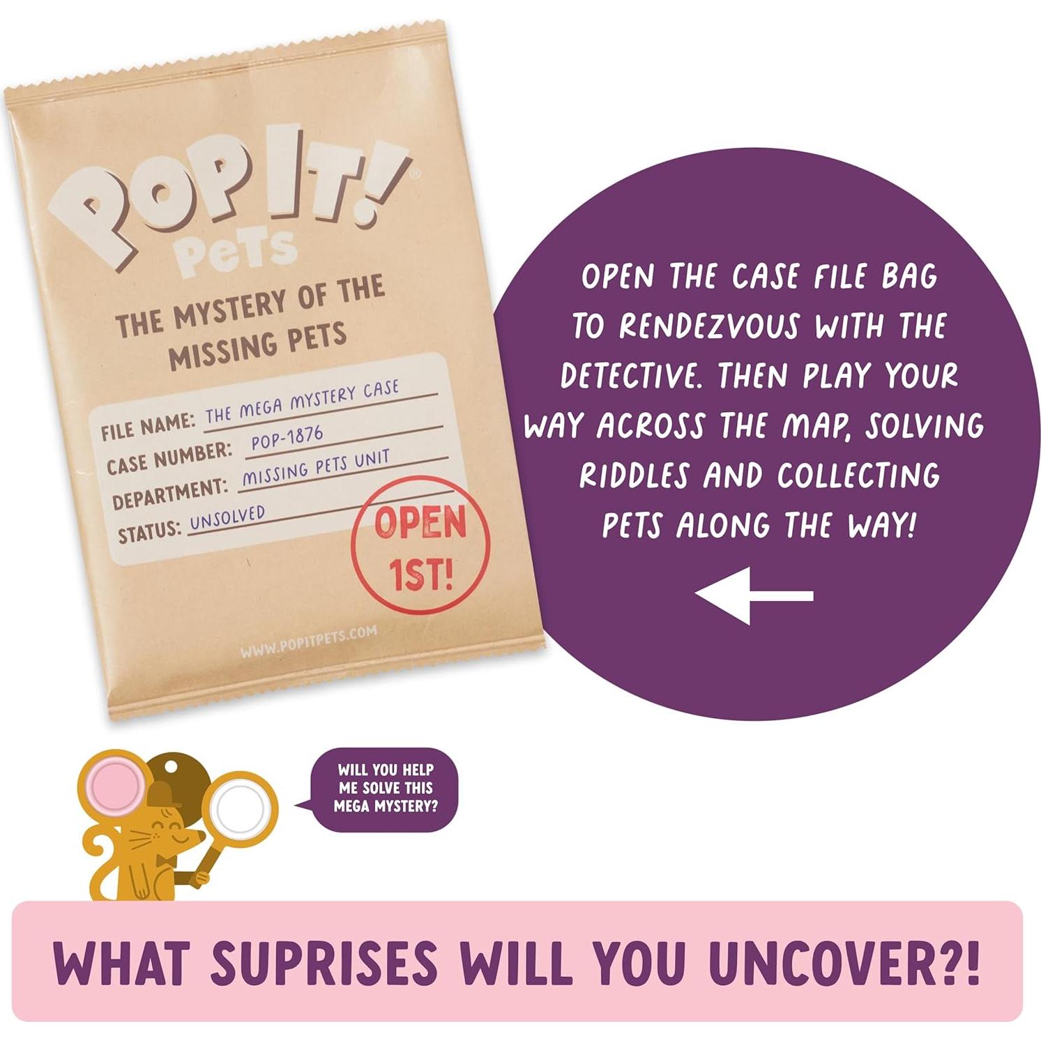 Pop It! Mascotas Mega - Temporada 2 - Juguete Sensorial Antiestrés