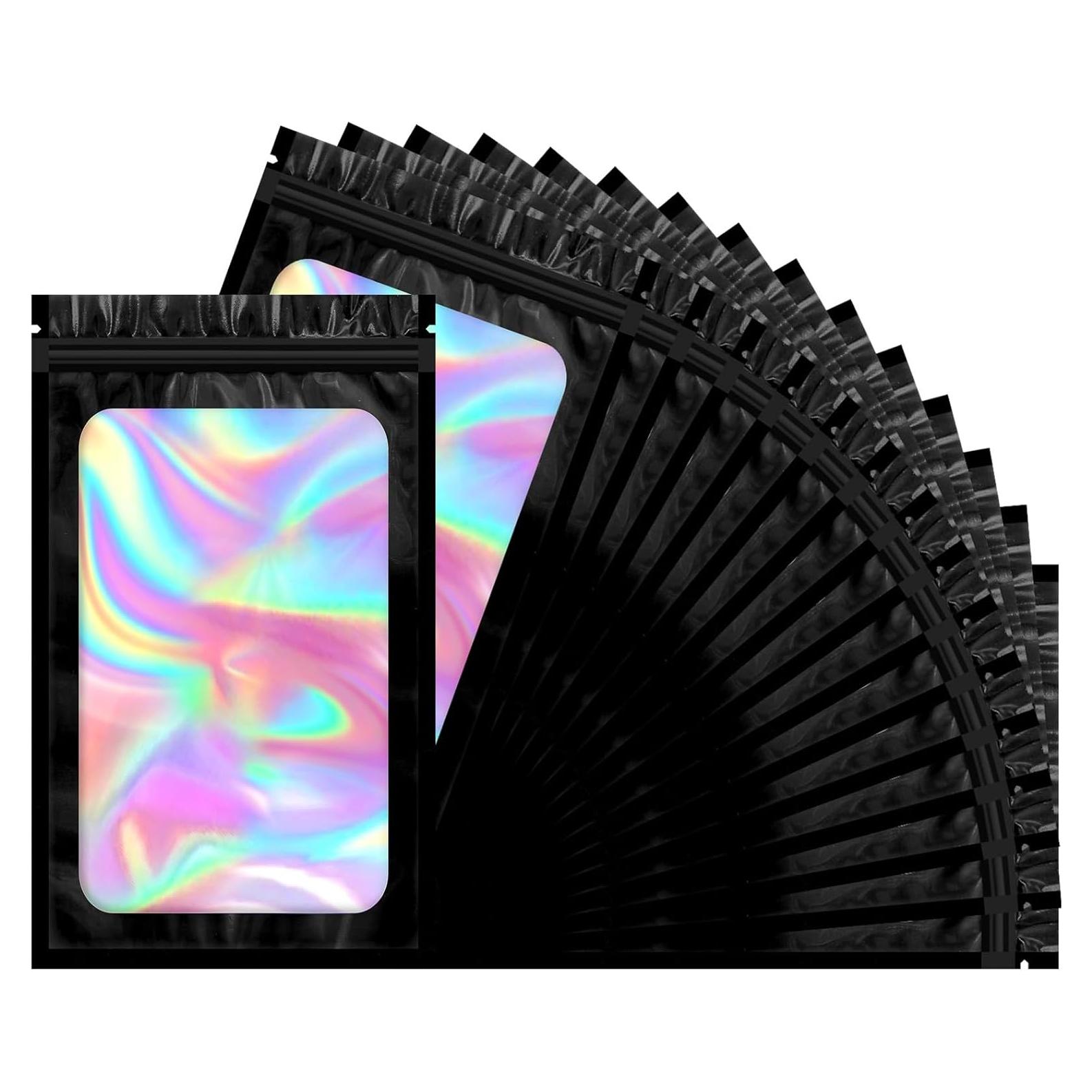 Bolsas Mylar 100 PCS FITIMOR a Prueba de Olores 6.1x9.9 cm