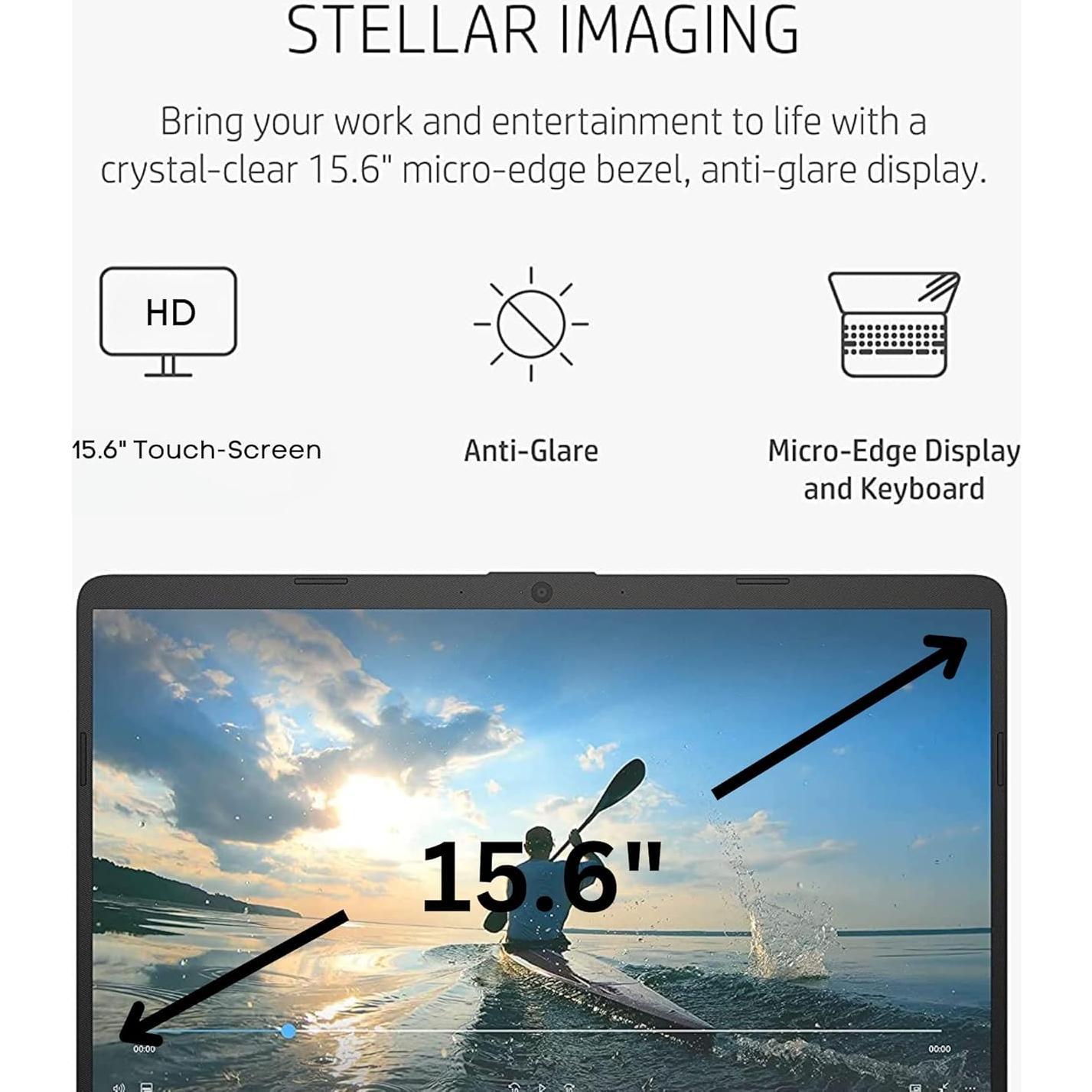 Laptop HP Pavilion 15.6" Táctil 16GB RAM 1TB SSD Plata